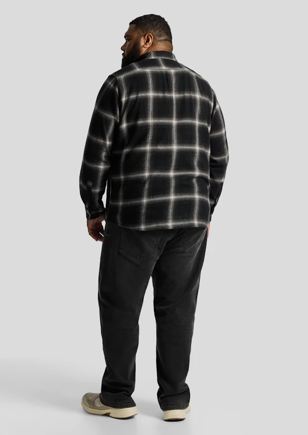 Black Brickfield Check Shirt