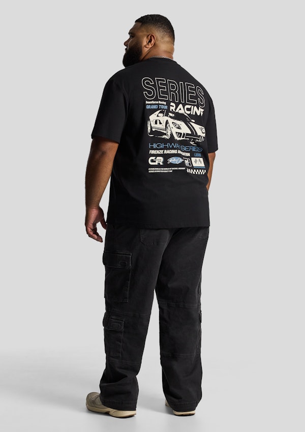 Charcoal Jono Loose Cargo Pant