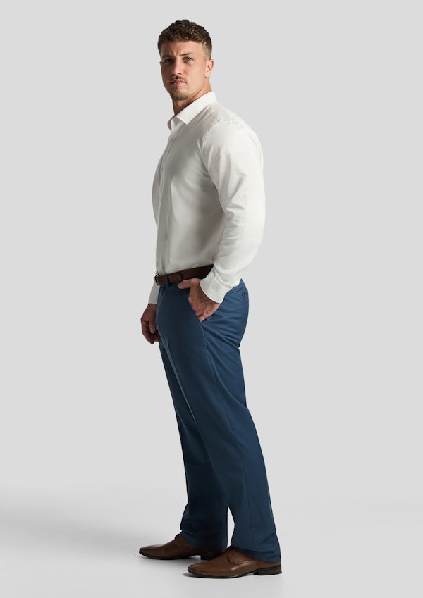 Steel Blue Devon Classic Stretch Dress Pant