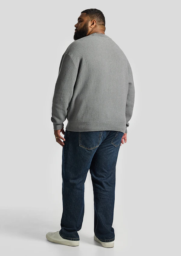 Grey Sharky Relaxed Fit Pullover