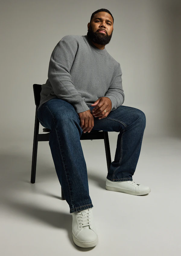 Grey Sharky Relaxed Fit Pullover