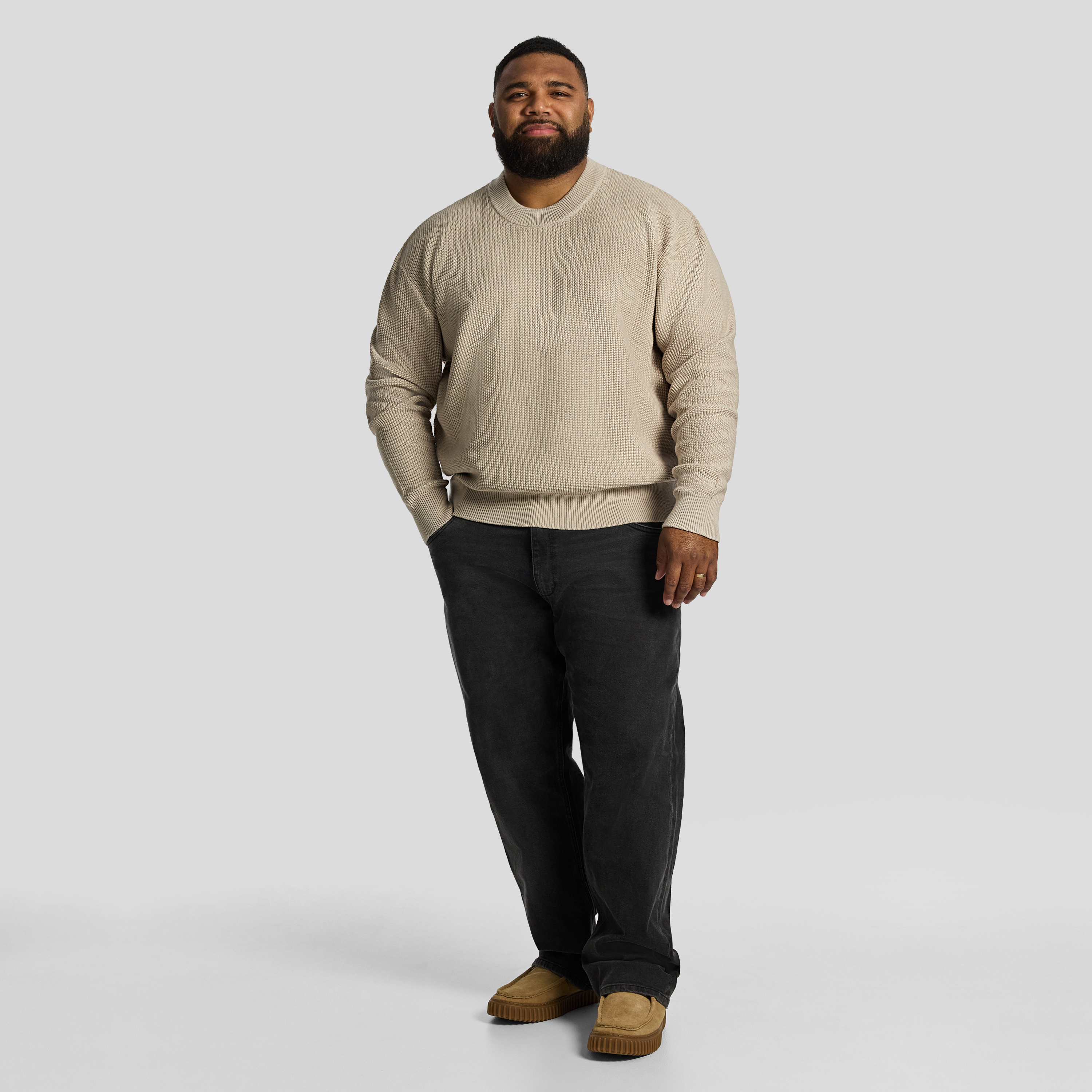 Sand Sharky Relaxed Fit Pullover