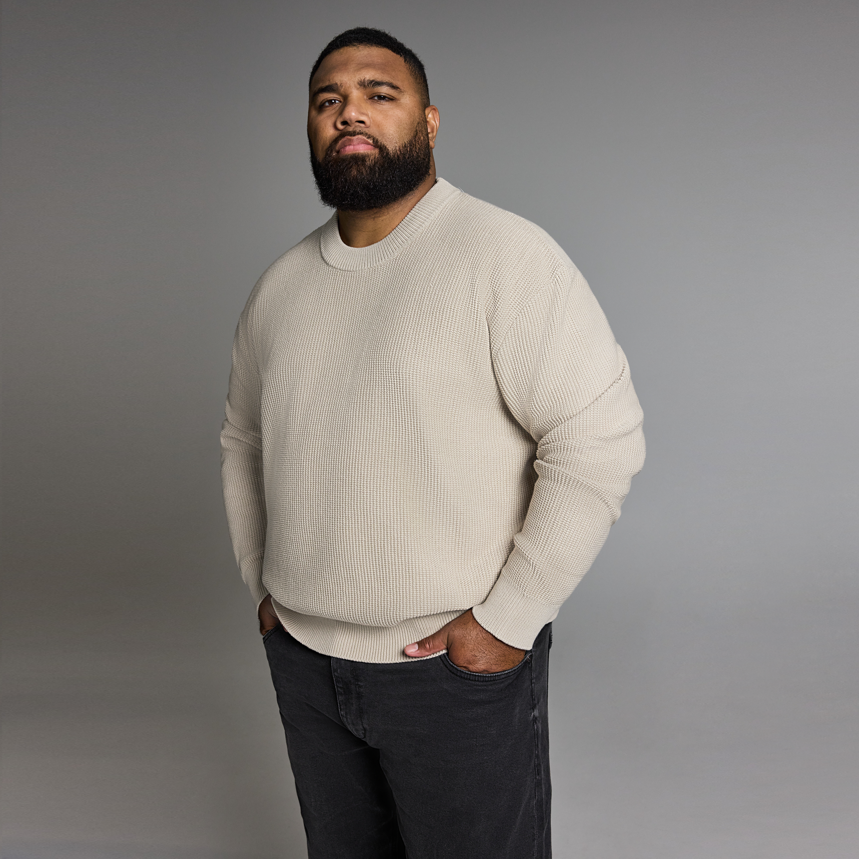 Sand Sharky Relaxed Fit Pullover