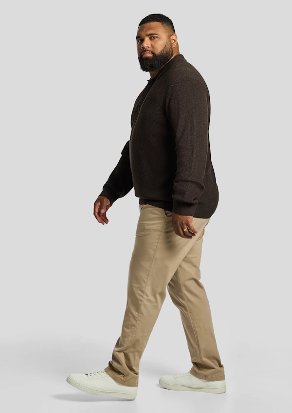 Brown Sammy Button Pullover