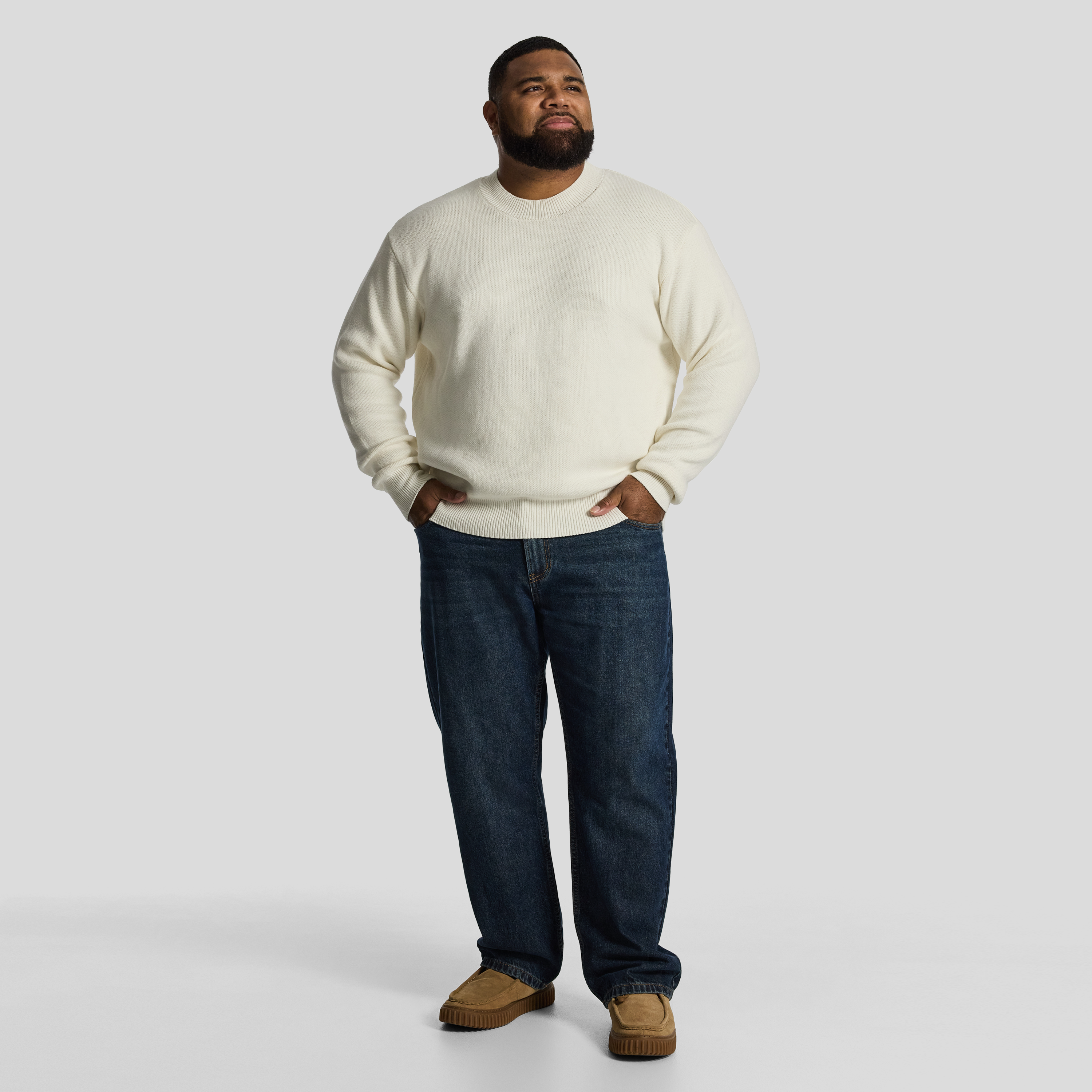 Ecru Sander Relaxed Knit