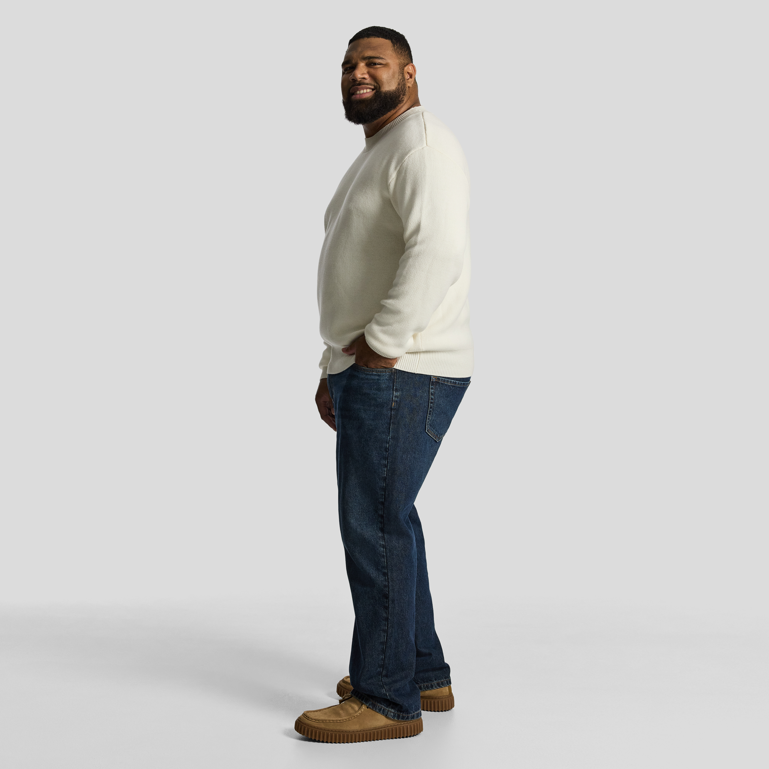 Ecru Sander Relaxed Knit