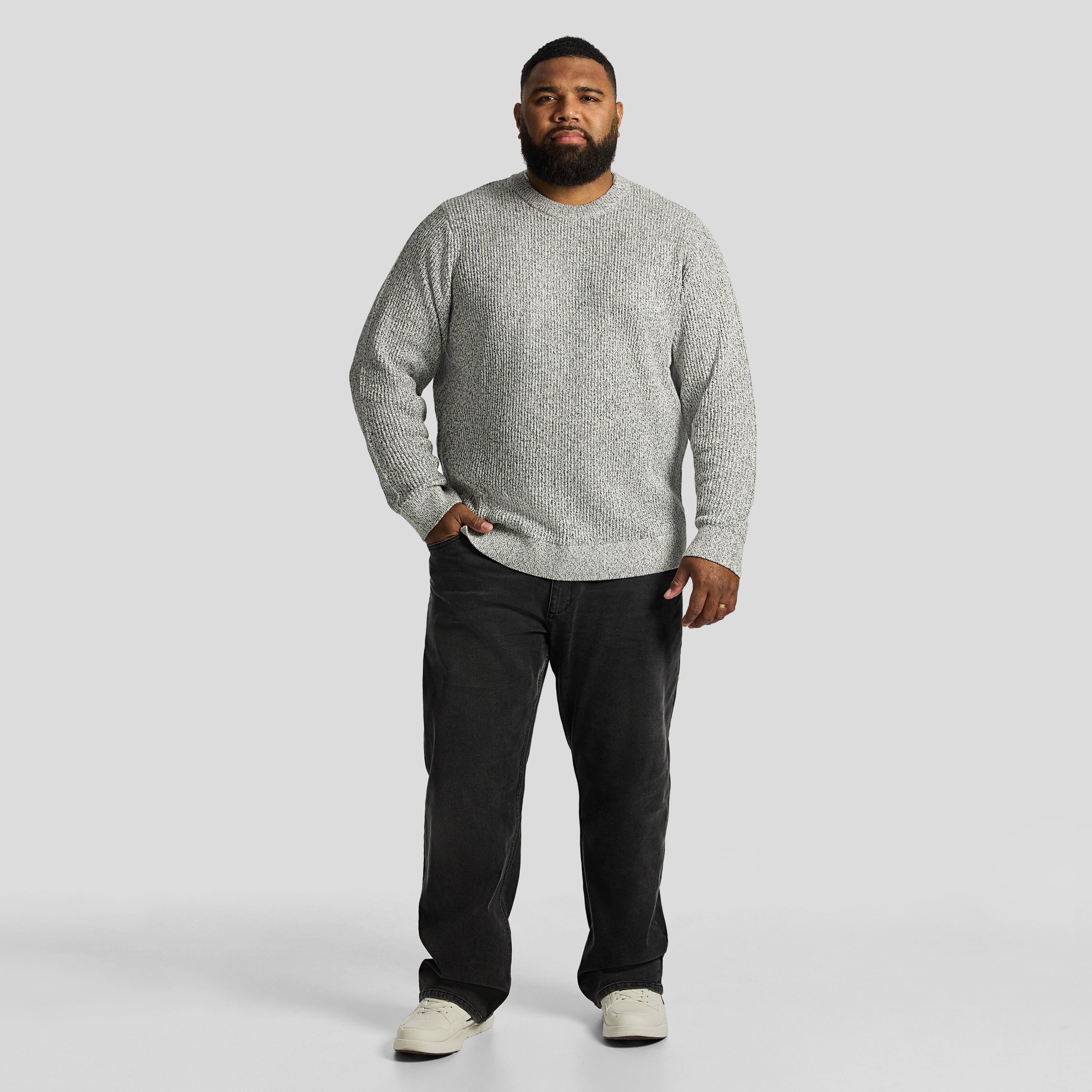 Ice Grey Latham Relaxed Fit Pullover