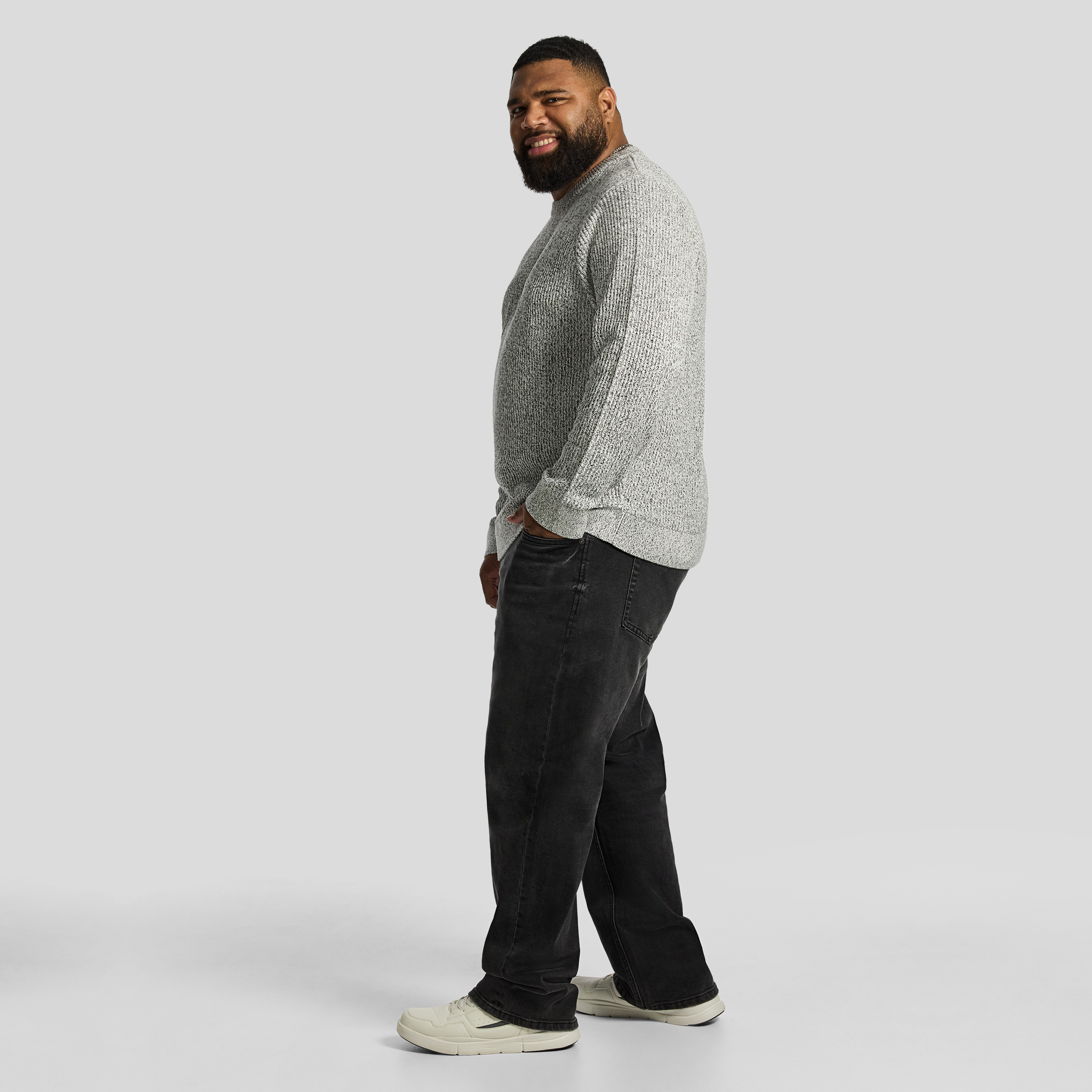 Ice Grey Latham Relaxed Fit Pullover