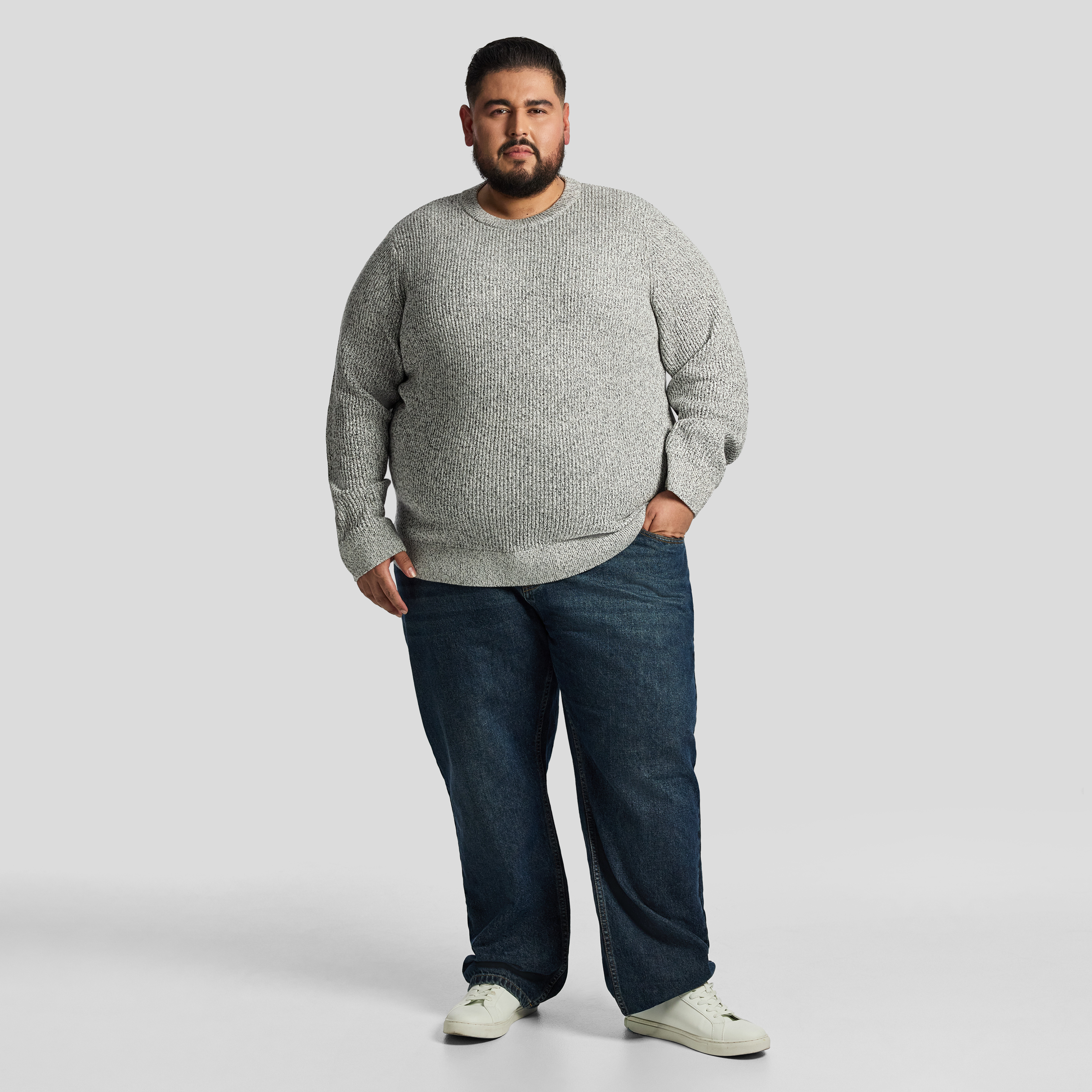 Ice Grey Latham Relaxed Fit Pullover