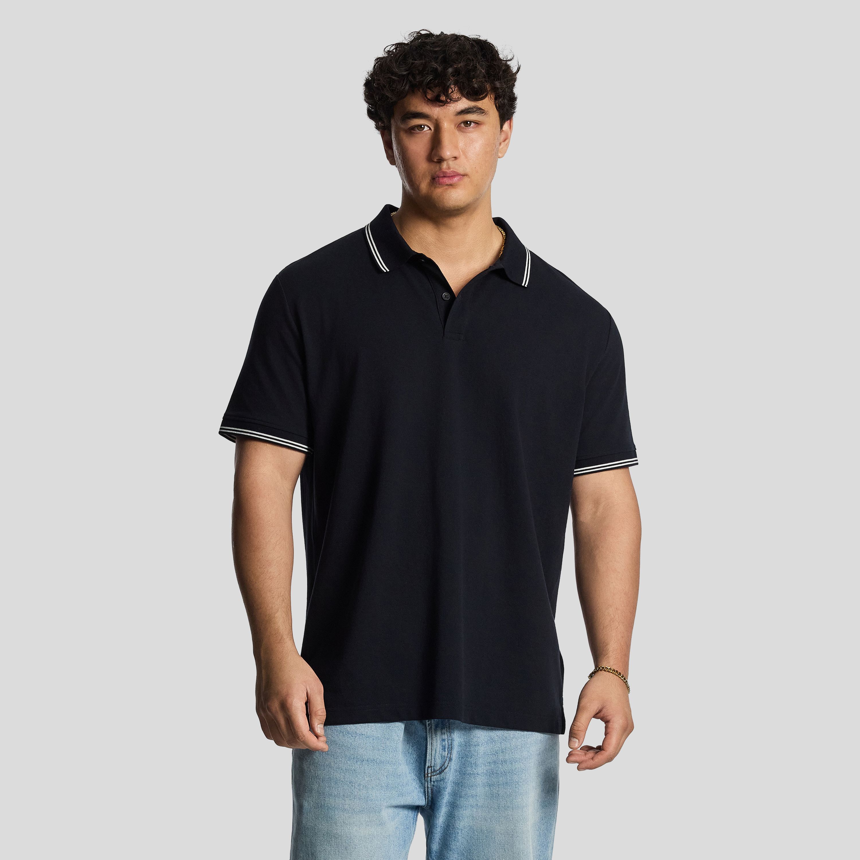 Hogan Cotton Blend Polo Shirt