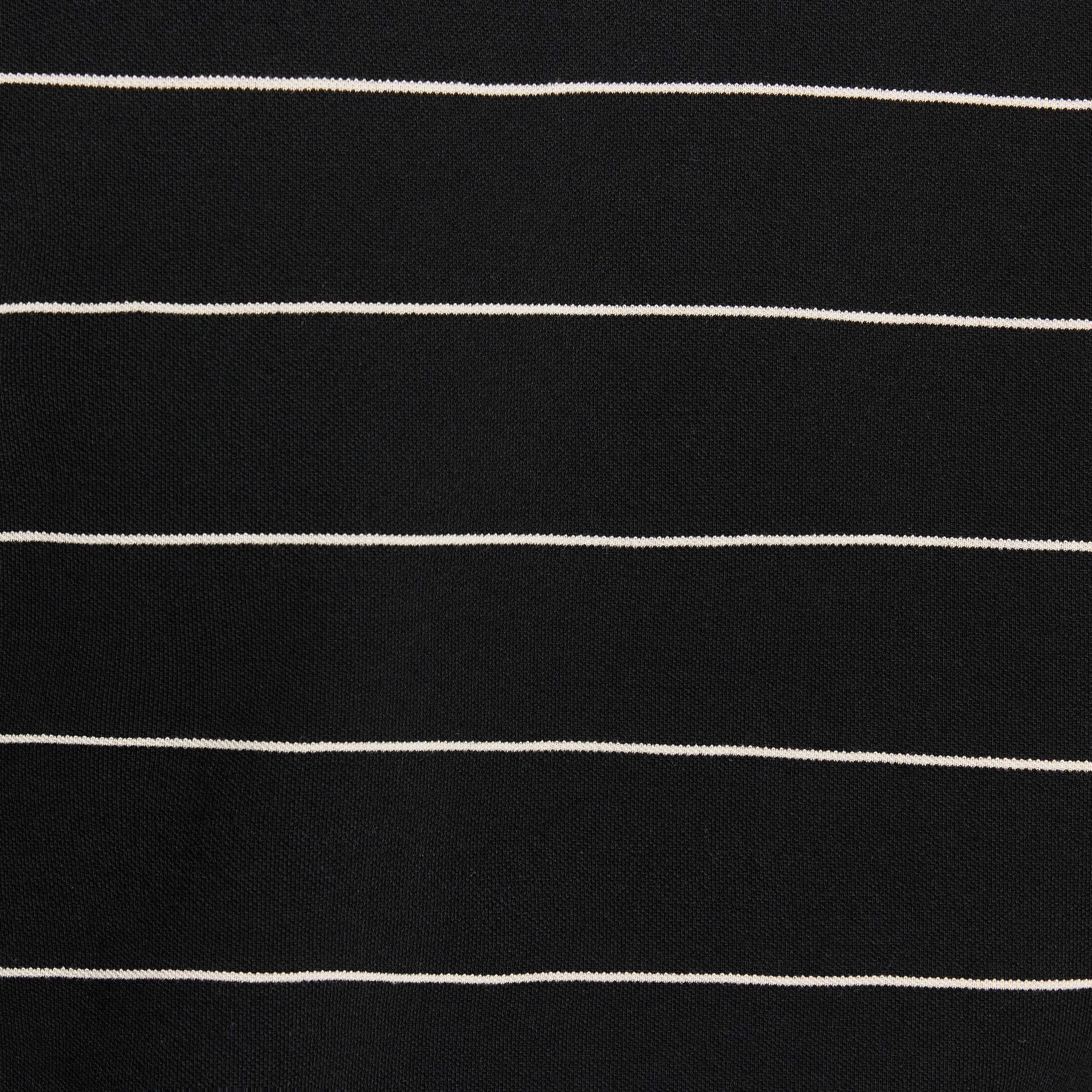 Black Hearne Stripe Polo
