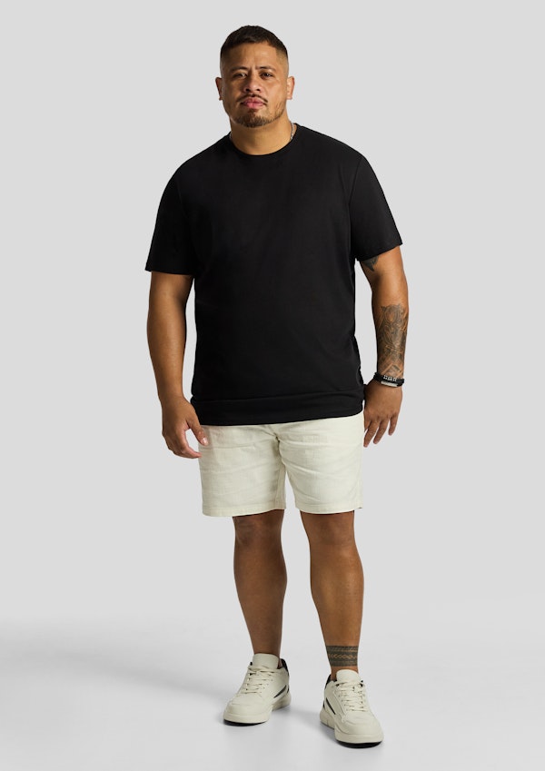 Off White Kai Textured Elastic Waist Short