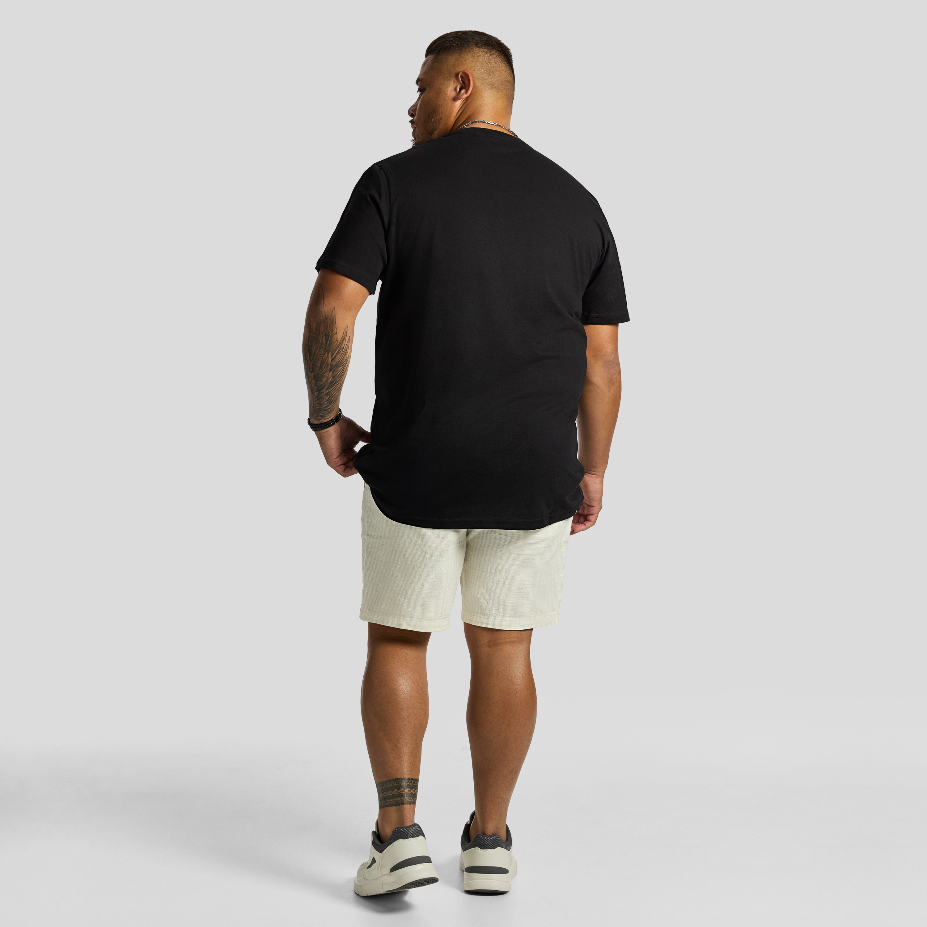 Off White Kai Textured Elastic Waist Short