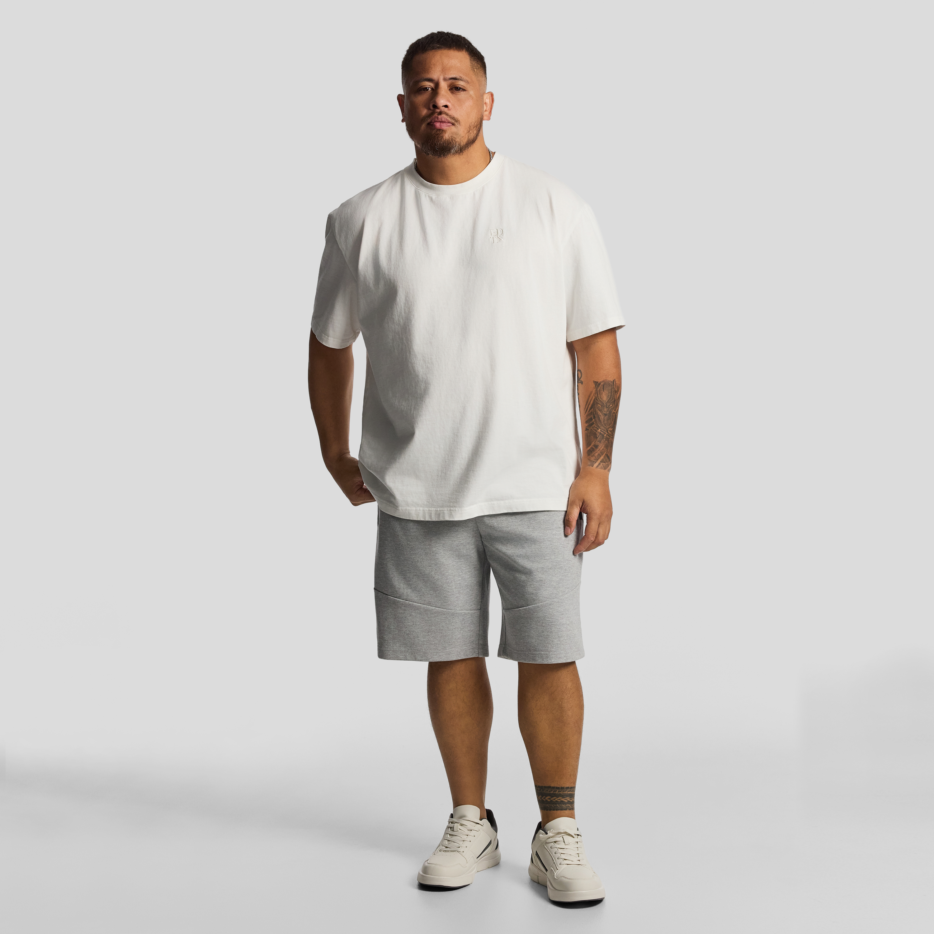 Grey Marle Dnmrk Sweat Short