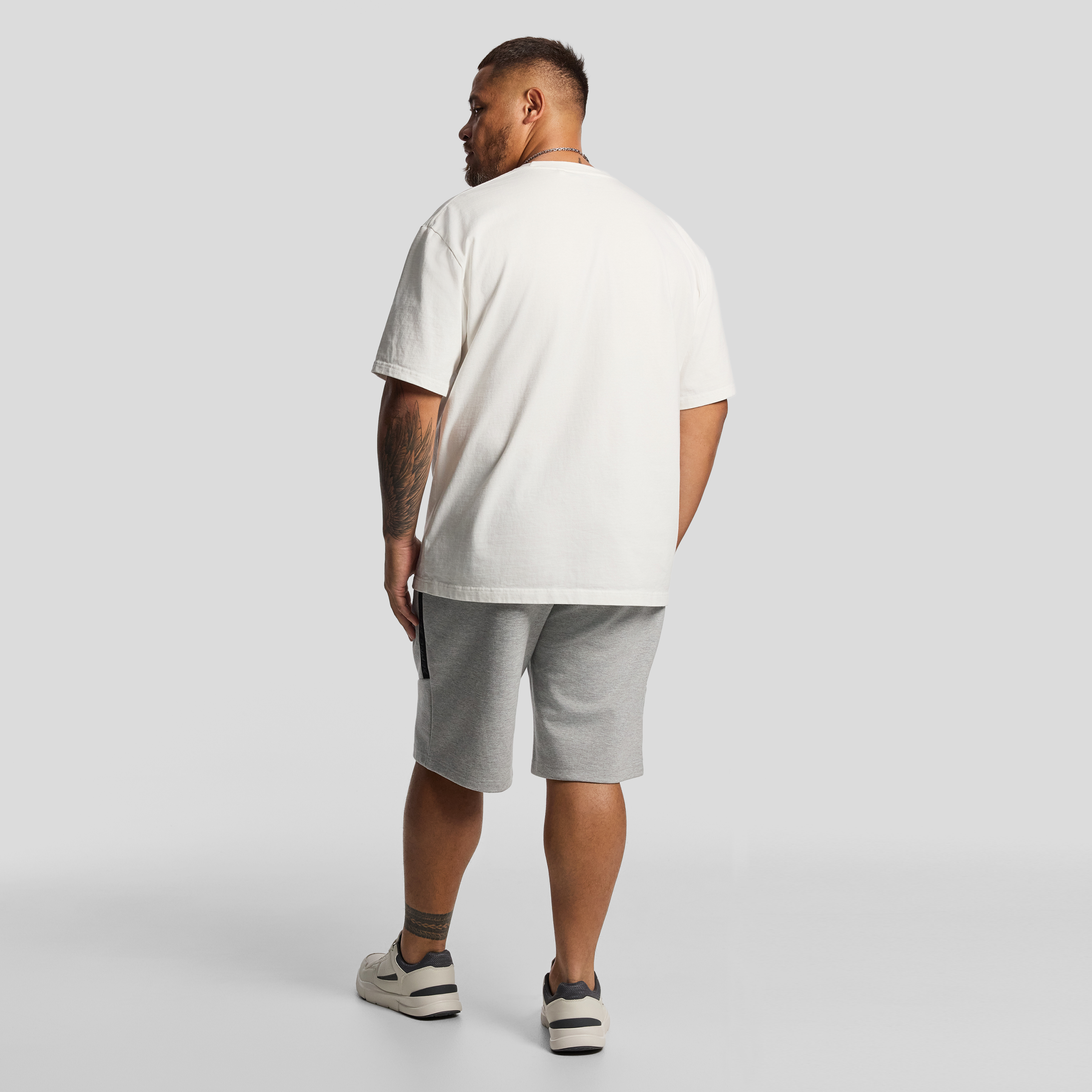 Grey Marle Dnmrk Sweat Short