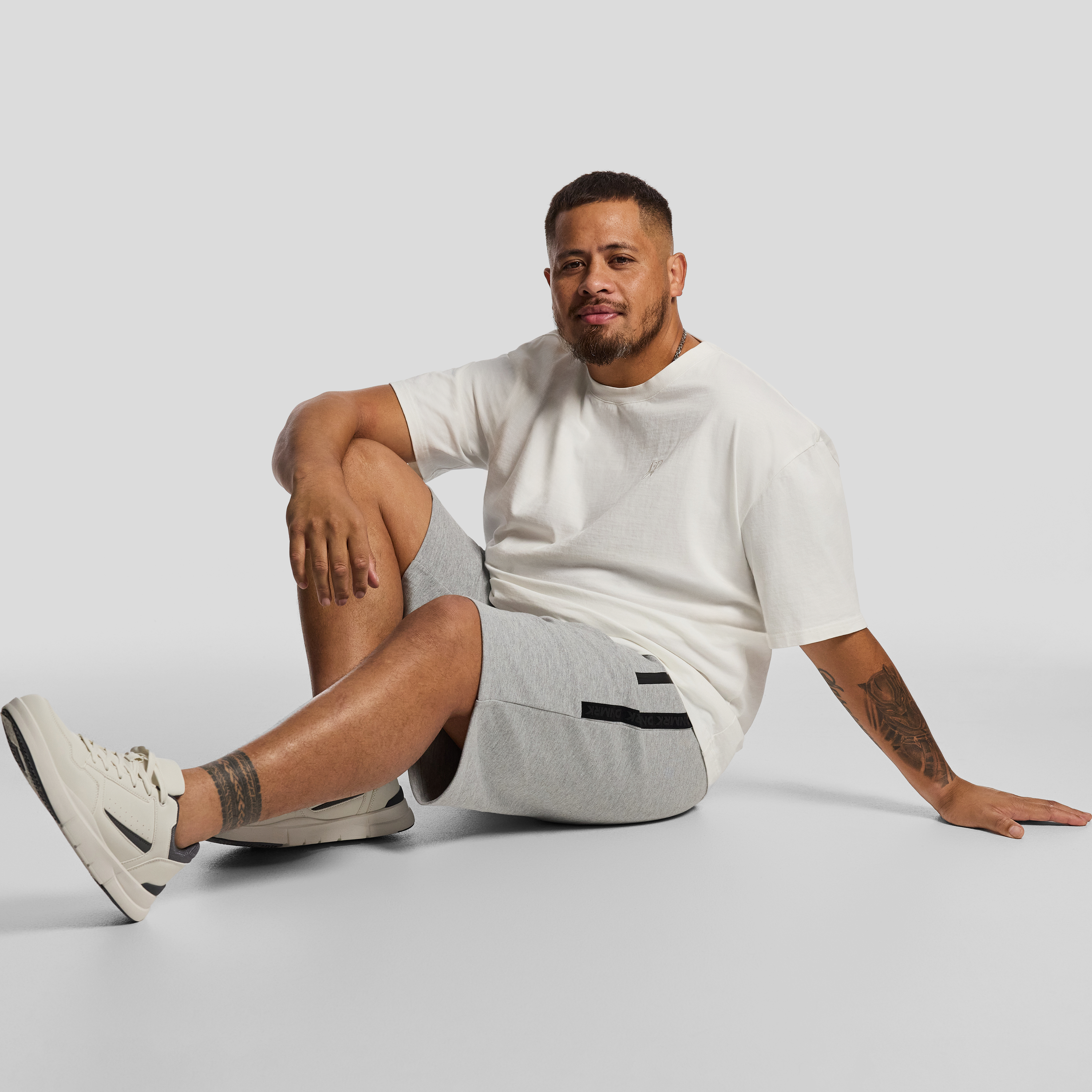 Grey Marle Dnmrk Sweat Short