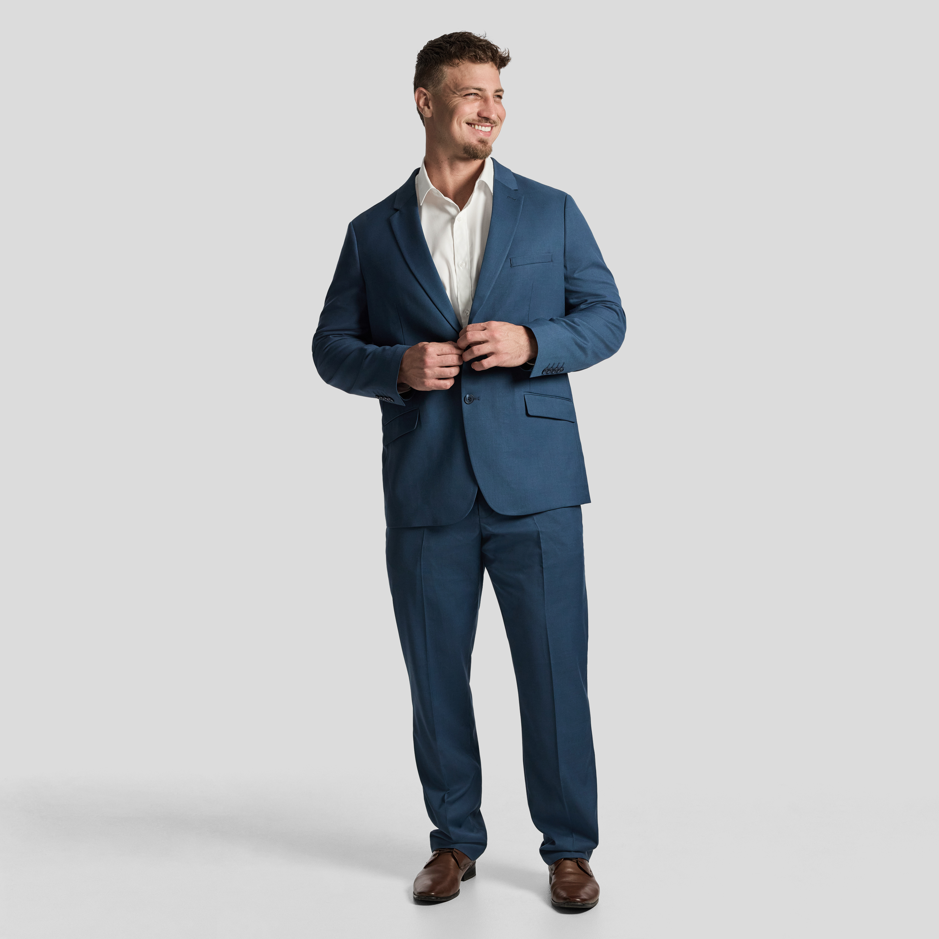 Steel Blue Devon Stretch Classic Suit Jacket