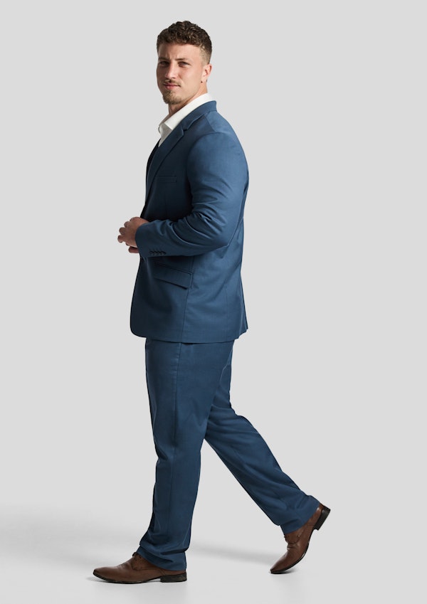 Steel Blue Devon Stretch Classic Suit Jacket