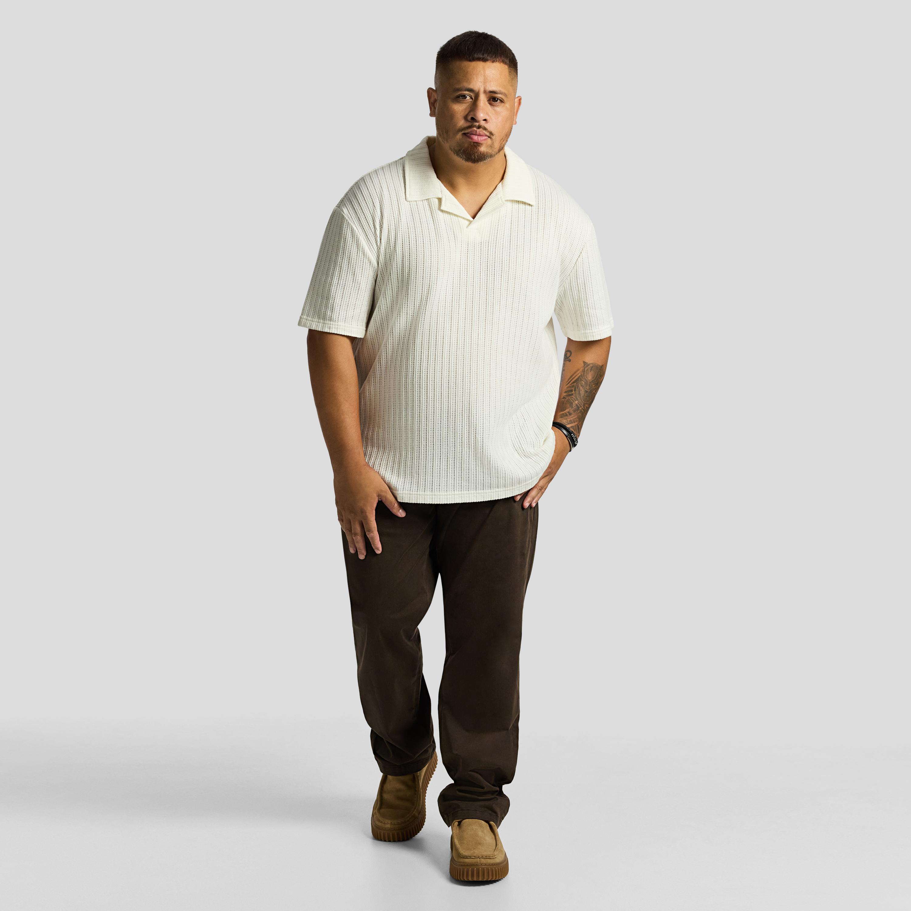 Ecru Bondi Relaxed Smart Polo