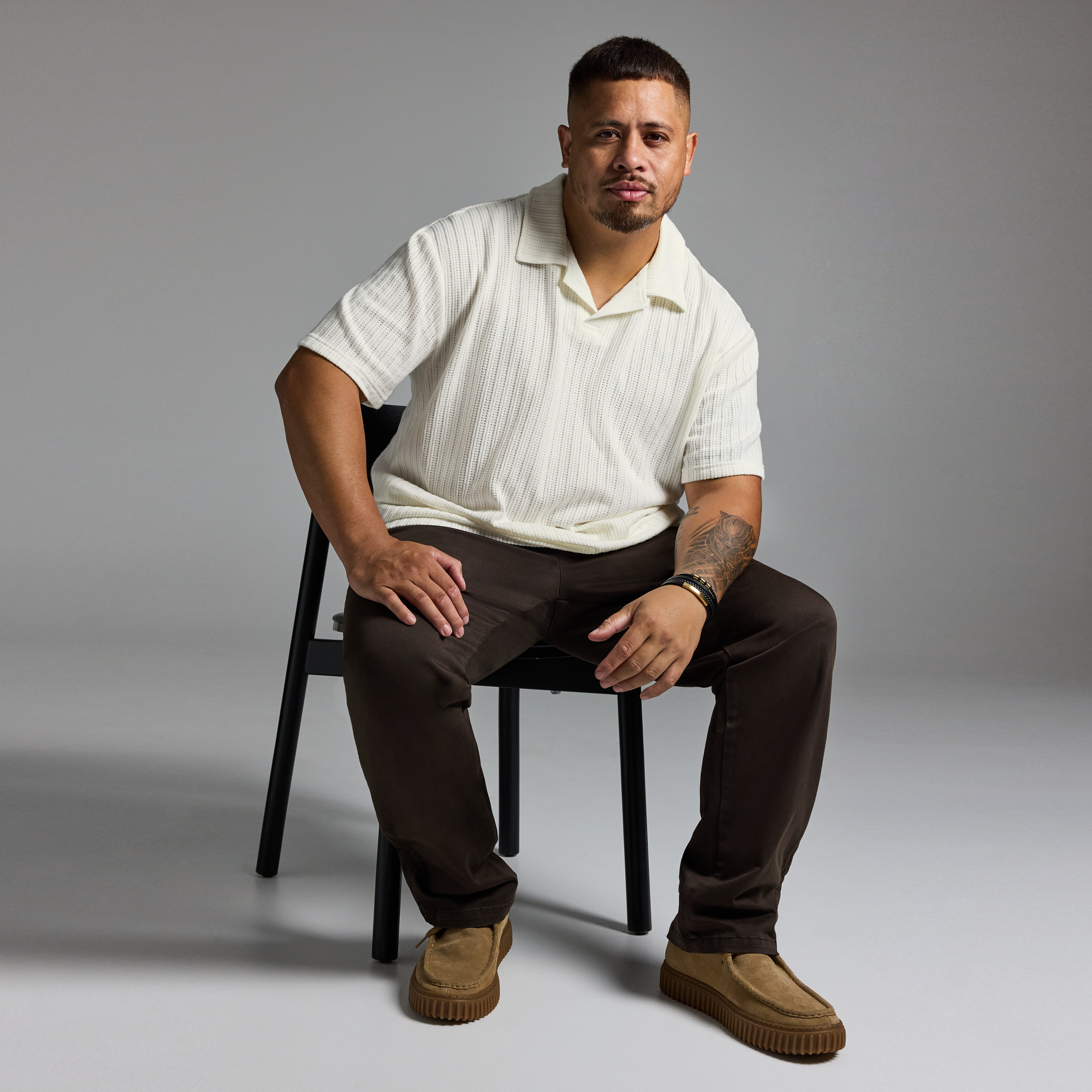 Ecru Bondi Relaxed Smart Polo