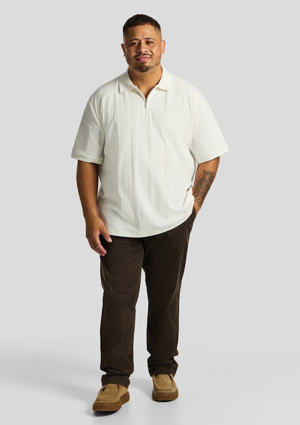 White Daryl Relaxed Smart Polo