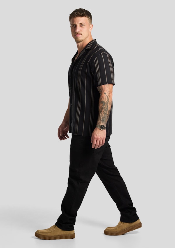 Black Ludlow Textured Shirt