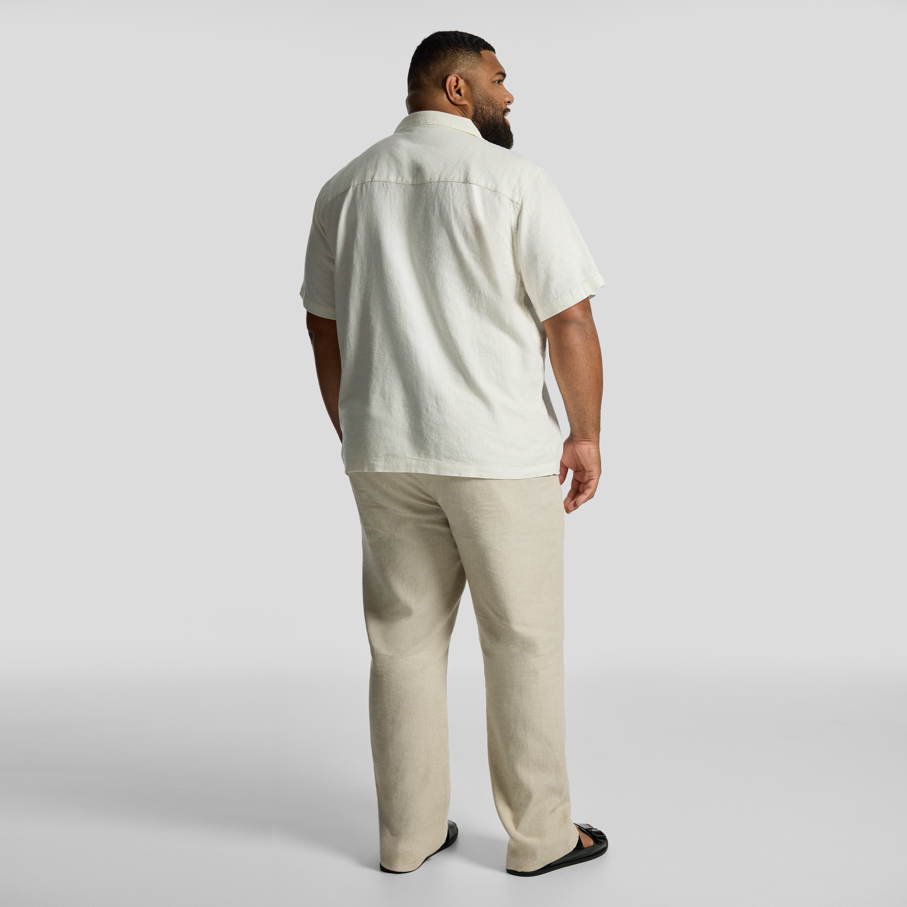 White Harbour Linen Blend Shirt