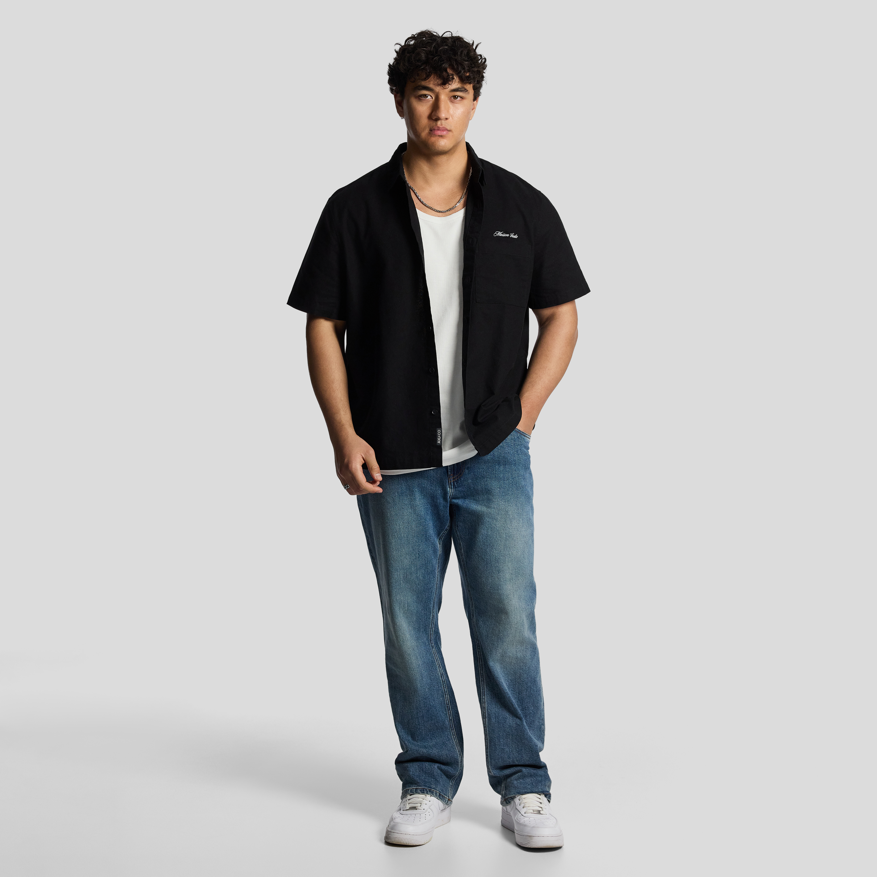 Black Apex Relaxed Fit Shirt