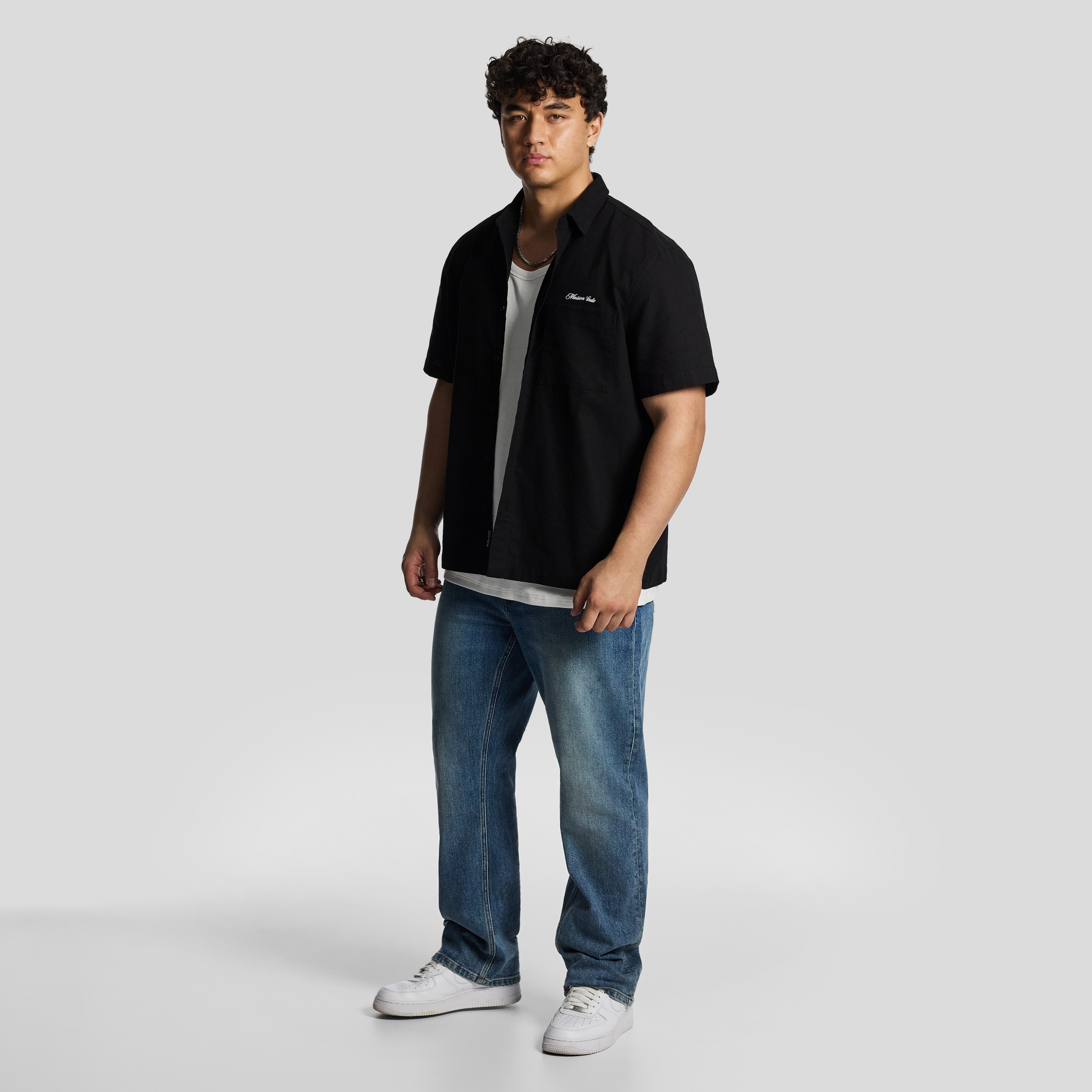 Black Apex Relaxed Fit Shirt