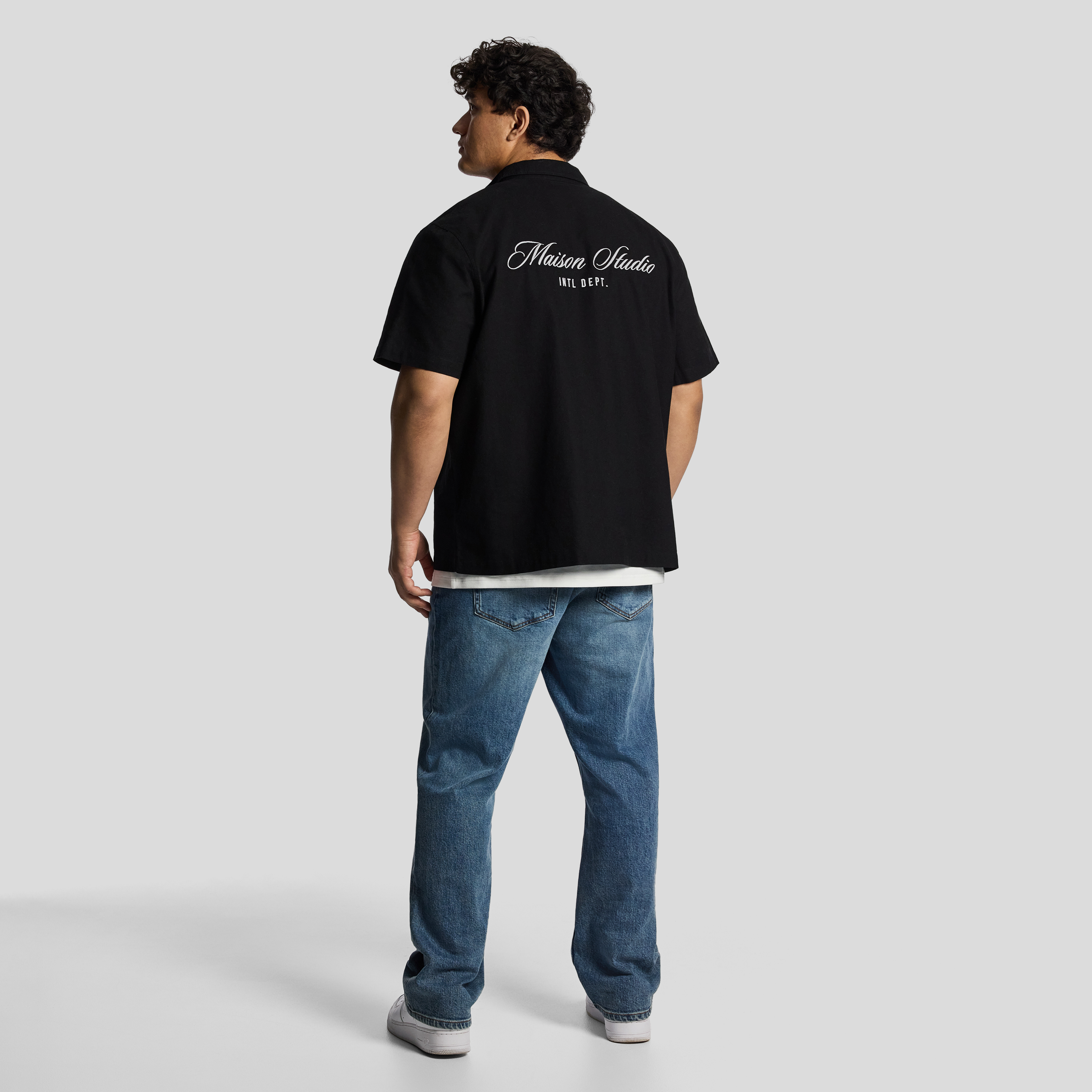 Black Apex Relaxed Fit Shirt