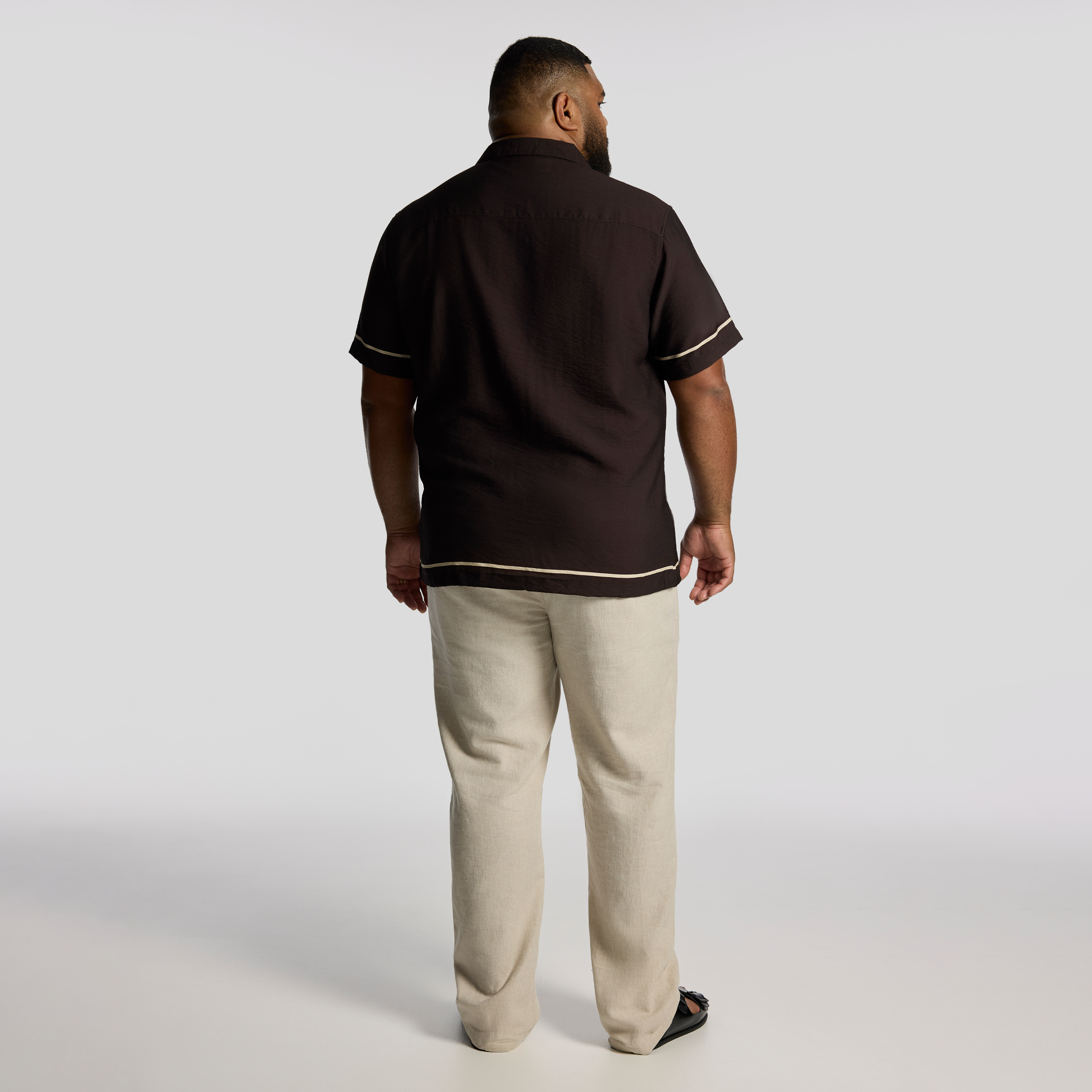 Chocolate Palmway Classic Fit Shirt