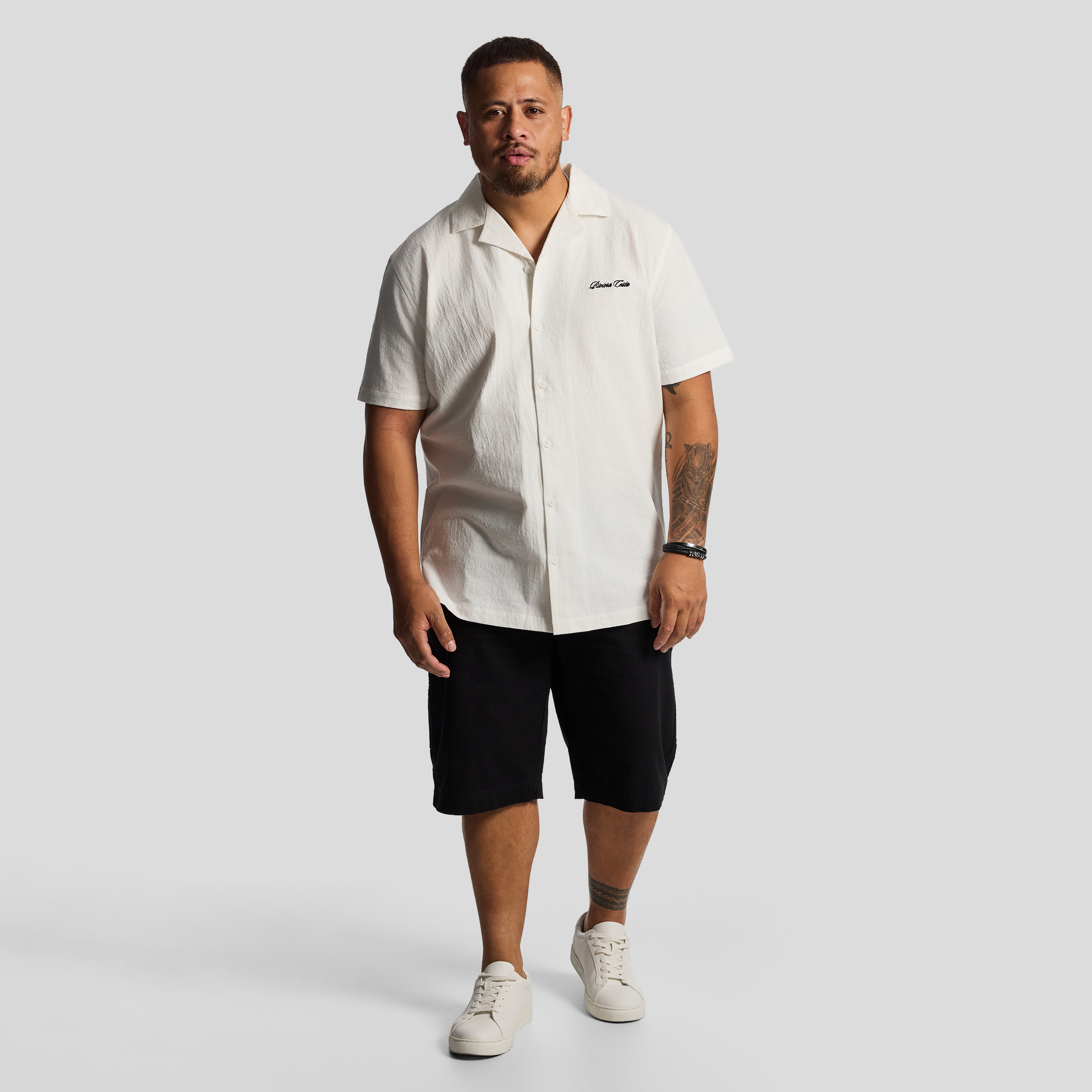 White Riviera Classic Fit Shirt