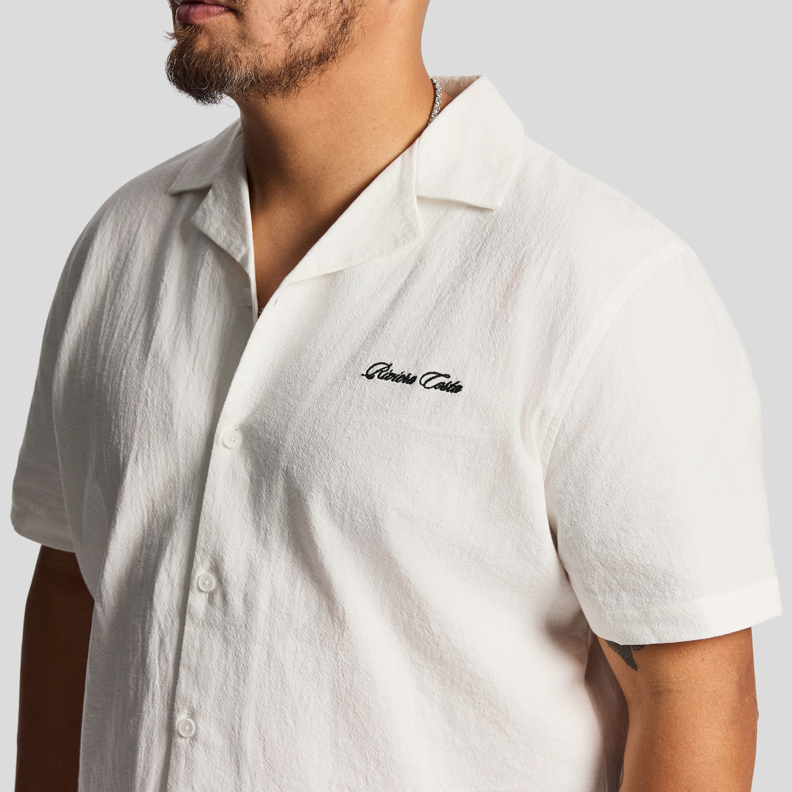 White Riviera Classic Fit Shirt