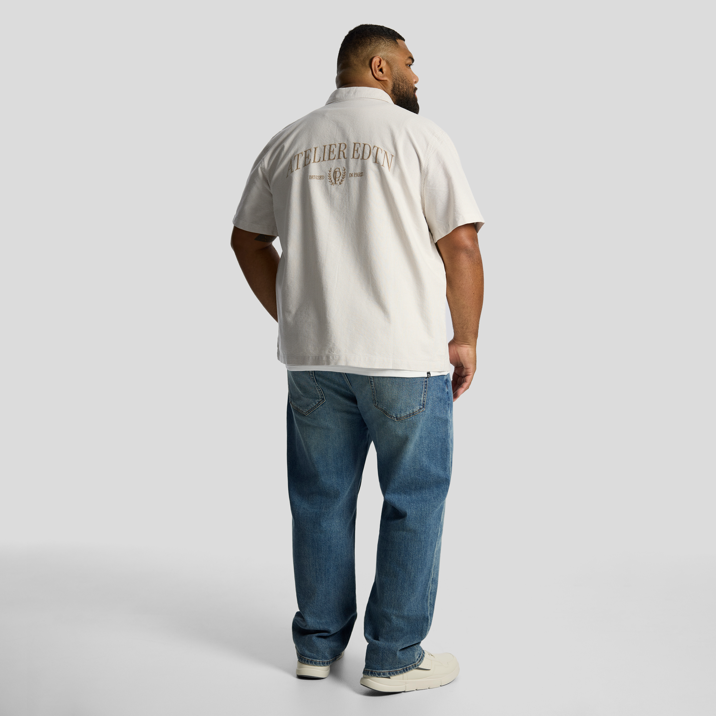 Chocolate Mono Relaxed Fit Shirt