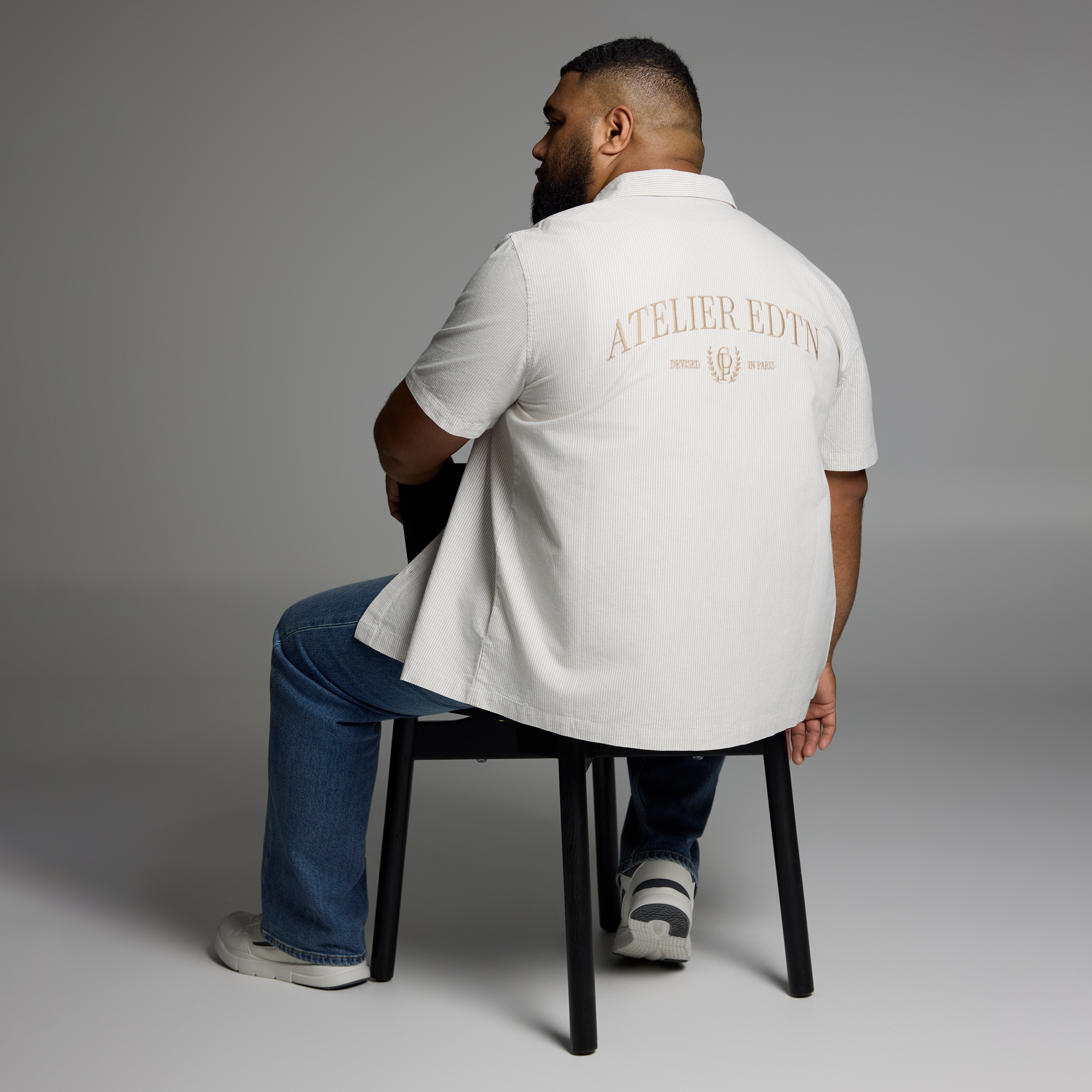 Chocolate Mono Relaxed Fit Shirt