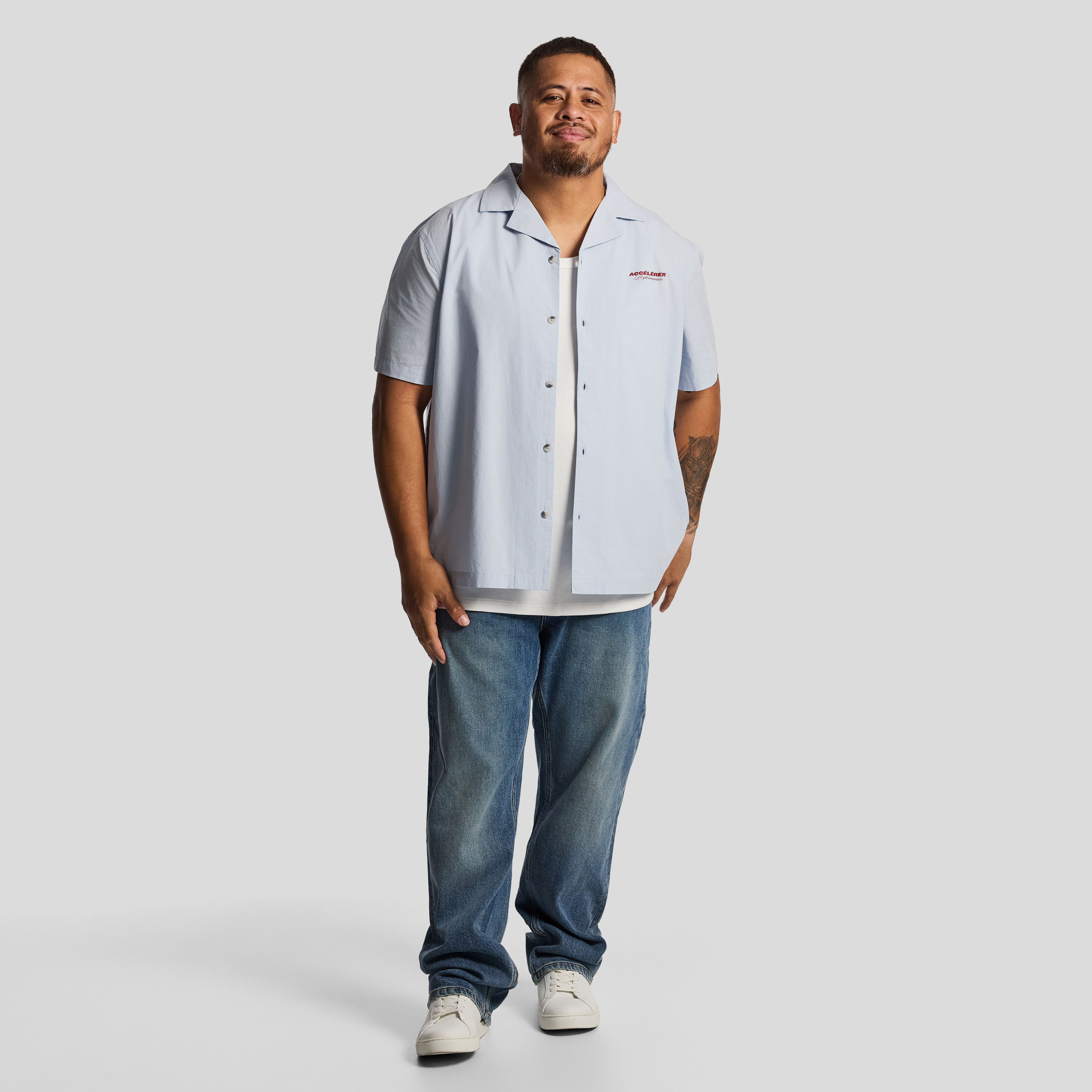 Light Blue Heatwave Relaxed Fit Shirt