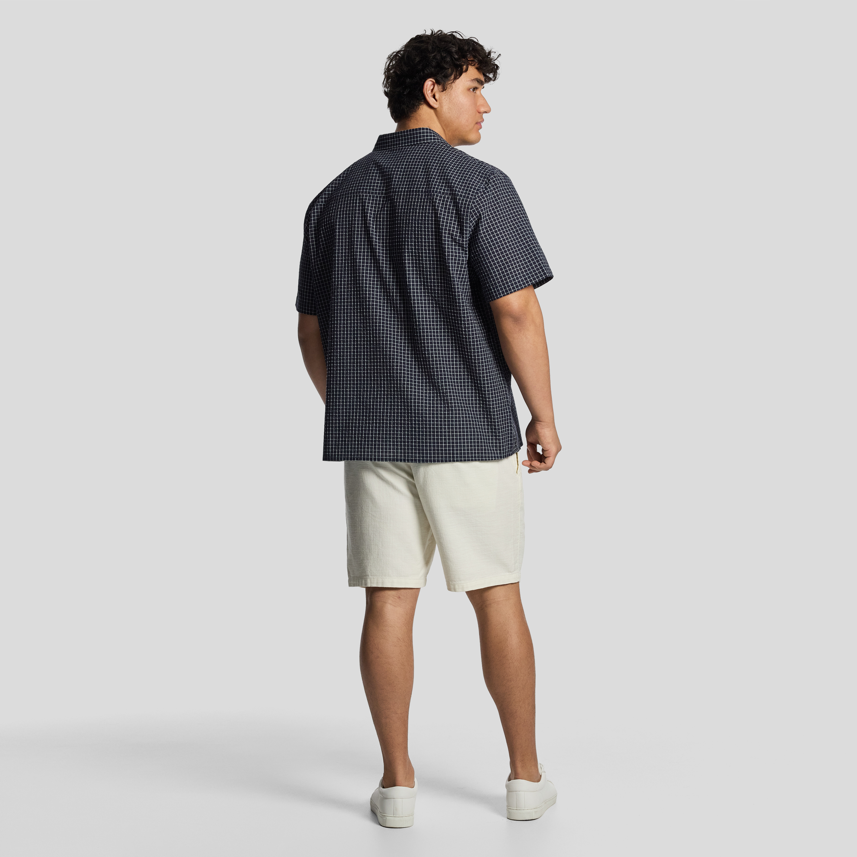 Navy Johnson Relaxed Fit Shirt