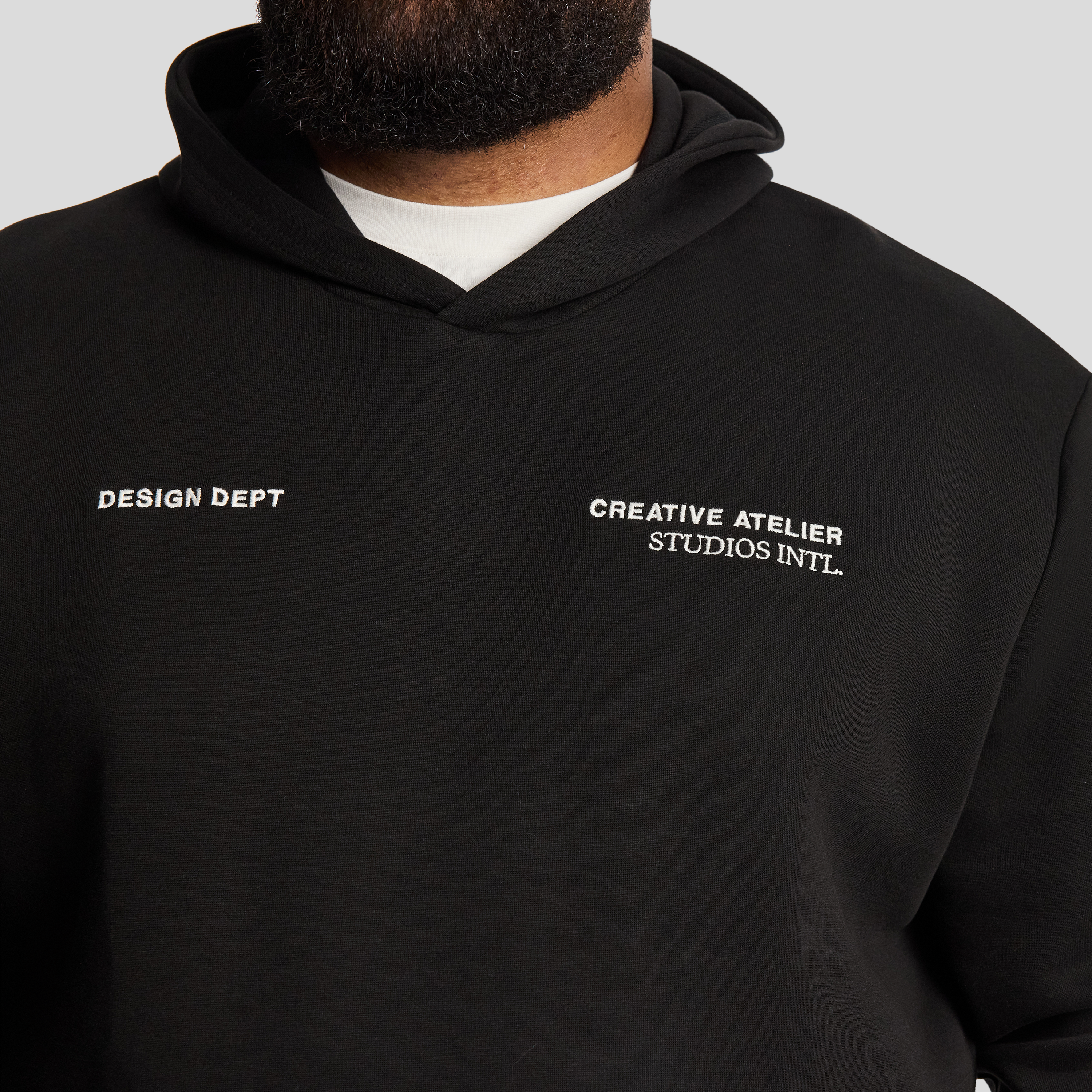 Black Studio Relaxed Hooded Sweat