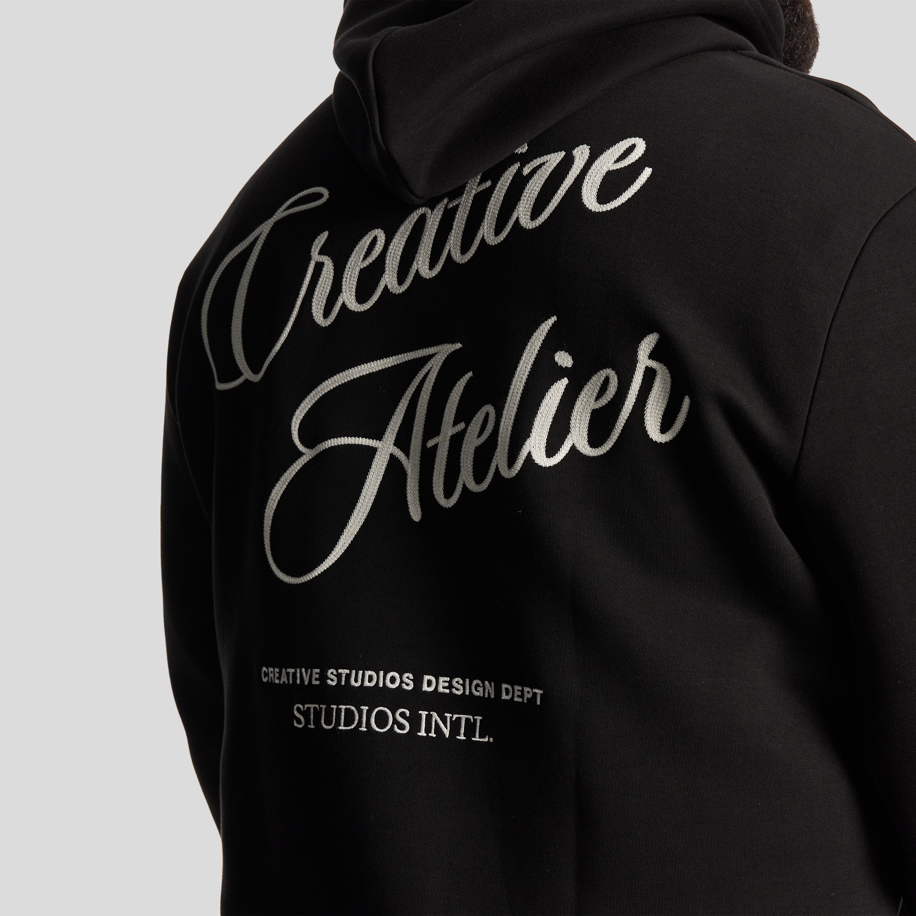 Black Studio Relaxed Hooded Sweat