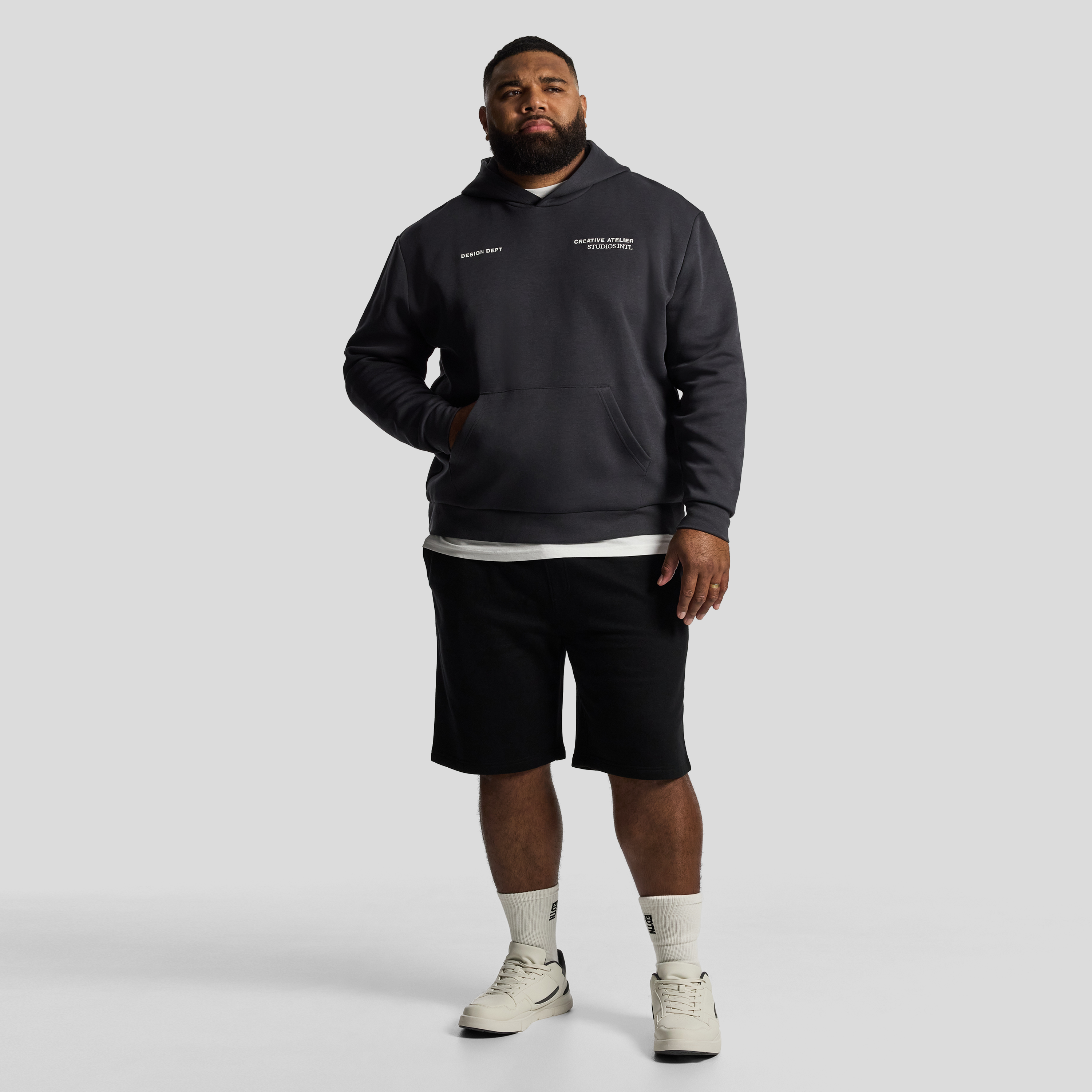 Charcoal Studio Relaxed Hooded Sweat