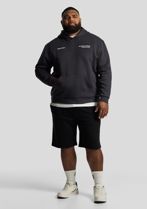 Charcoal Studio Relaxed Hooded Sweat