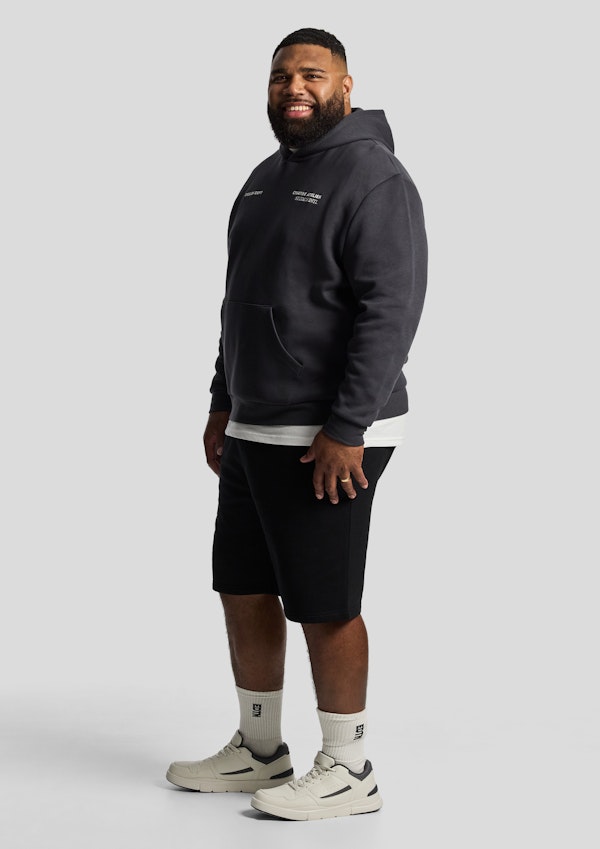 Charcoal Studio Relaxed Hooded Sweat