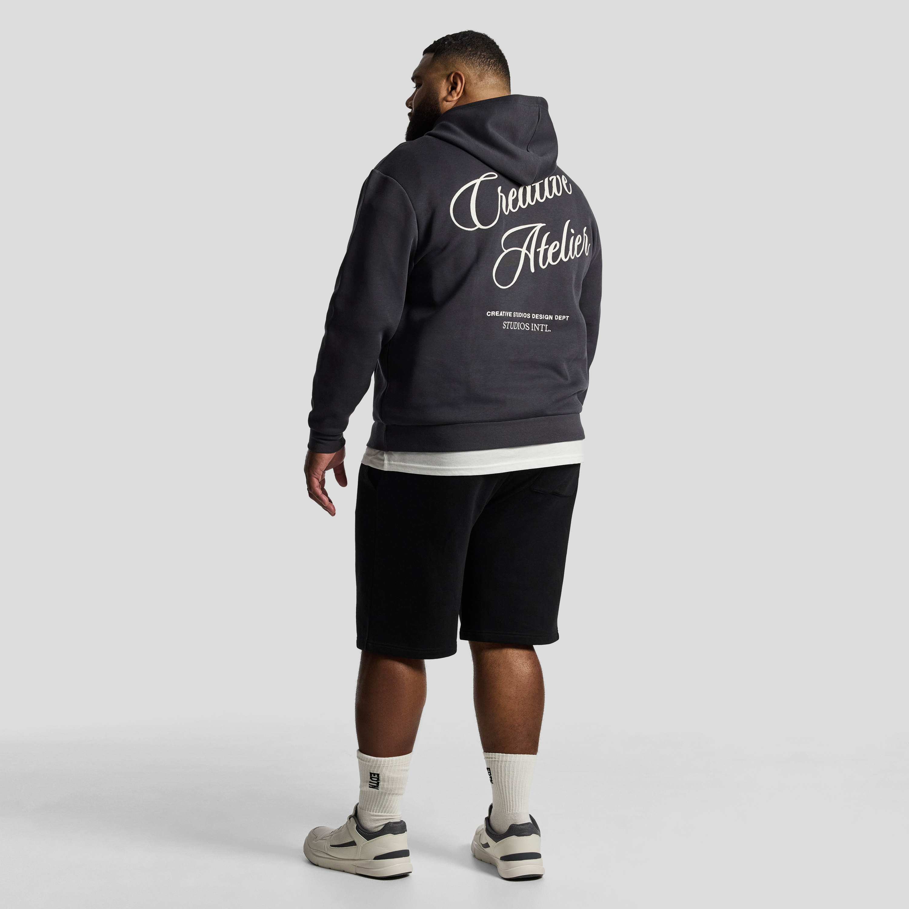 Charcoal Studio Relaxed Hooded Sweat