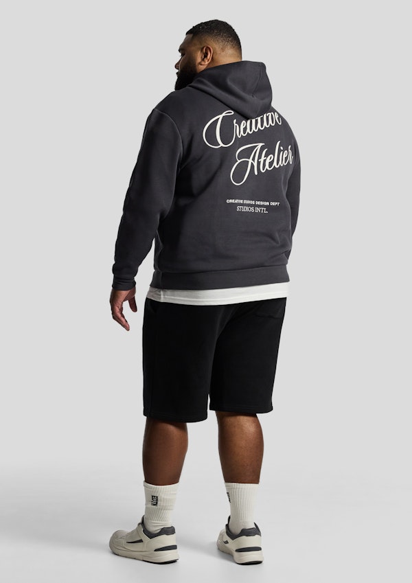 Charcoal Studio Relaxed Hooded Sweat