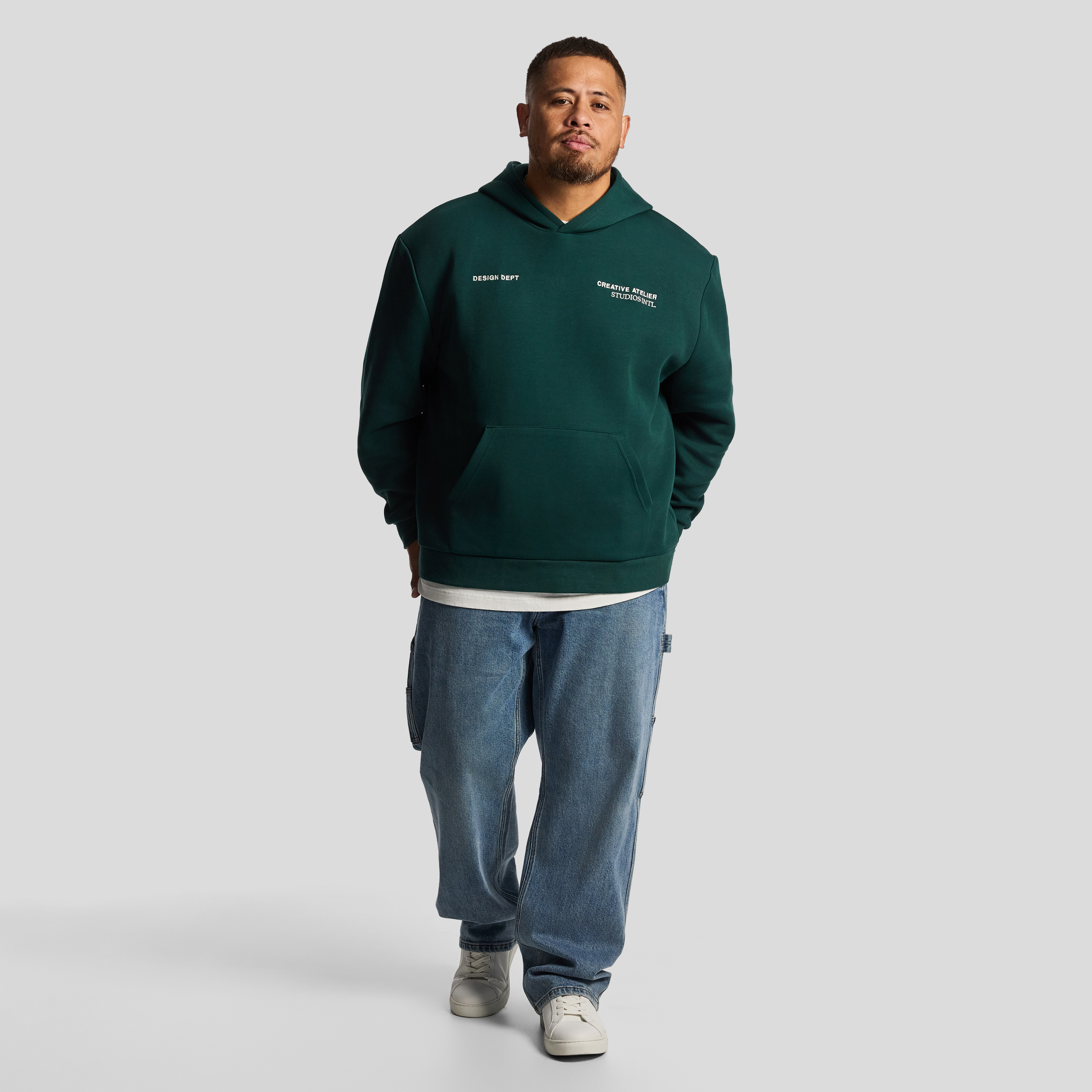 Green Studio Relaxed Hooded Sweat