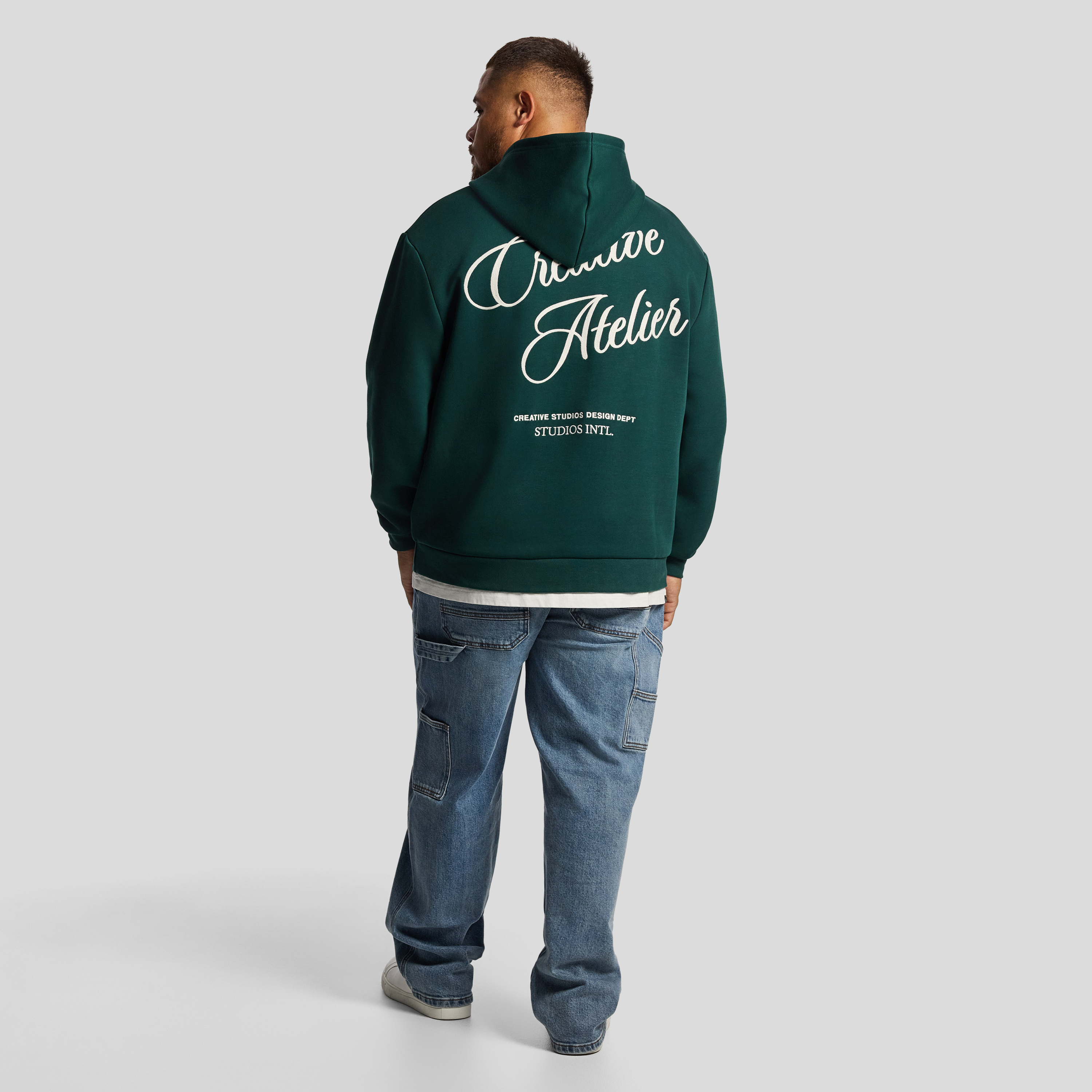 Green Studio Relaxed Hooded Sweat