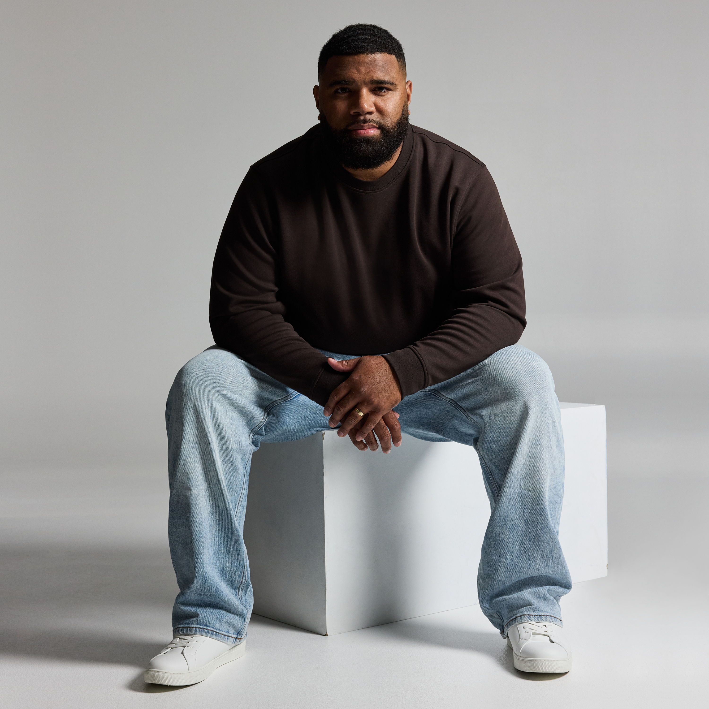 Brown Andy Crew Sweat