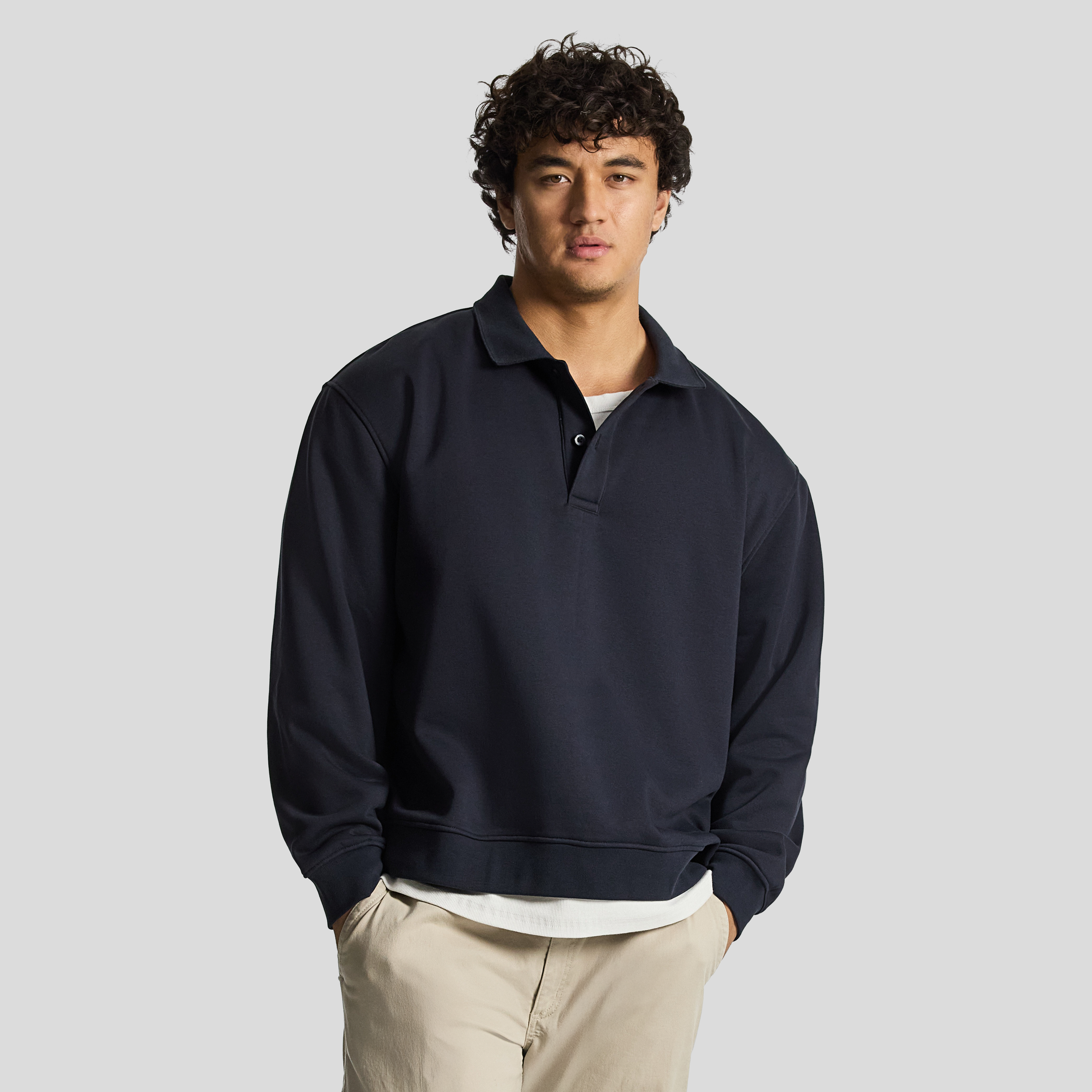 Vincent Relaxed Polo Sweat