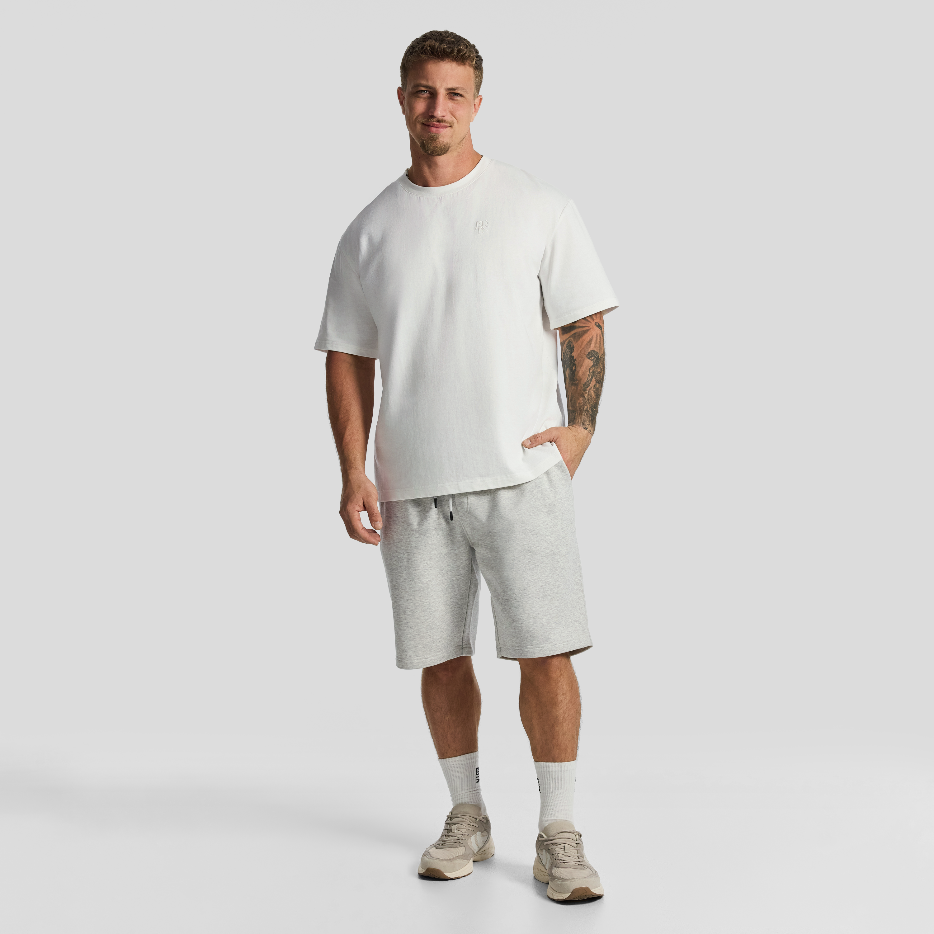 Ice Grey Sweat Short