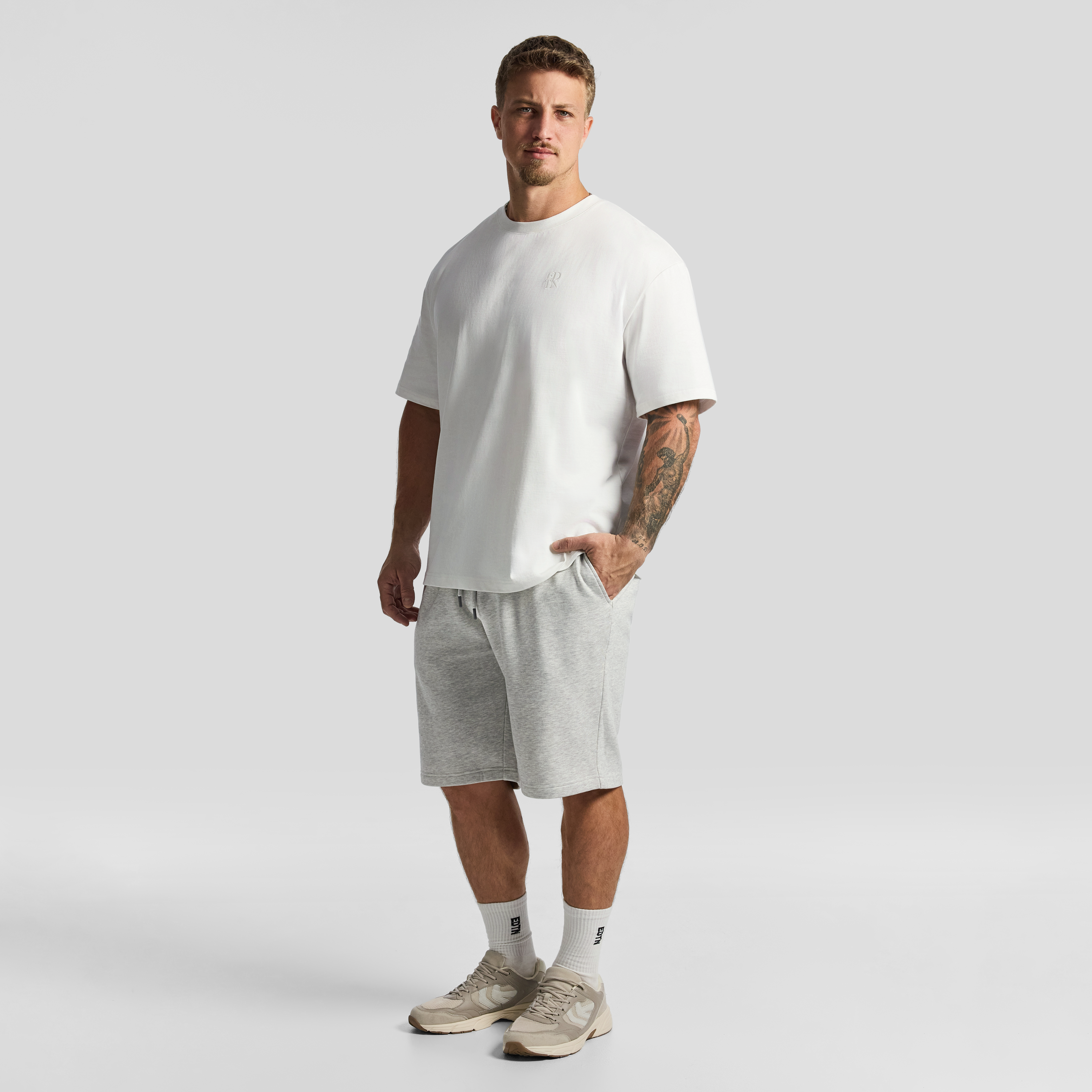 Ice Grey Sweat Short